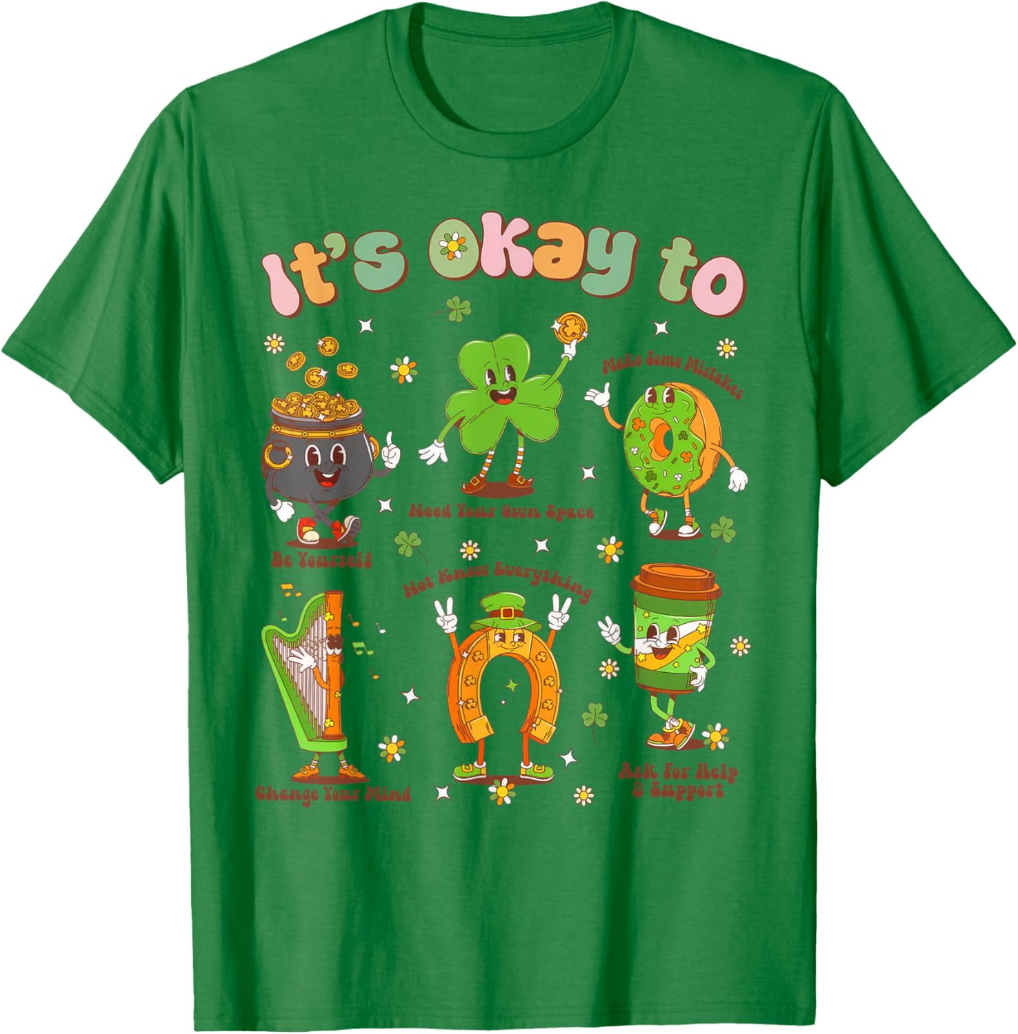 St Patrick's Day School Counselor Shamrock T-Shirt for Festive Fun - 2