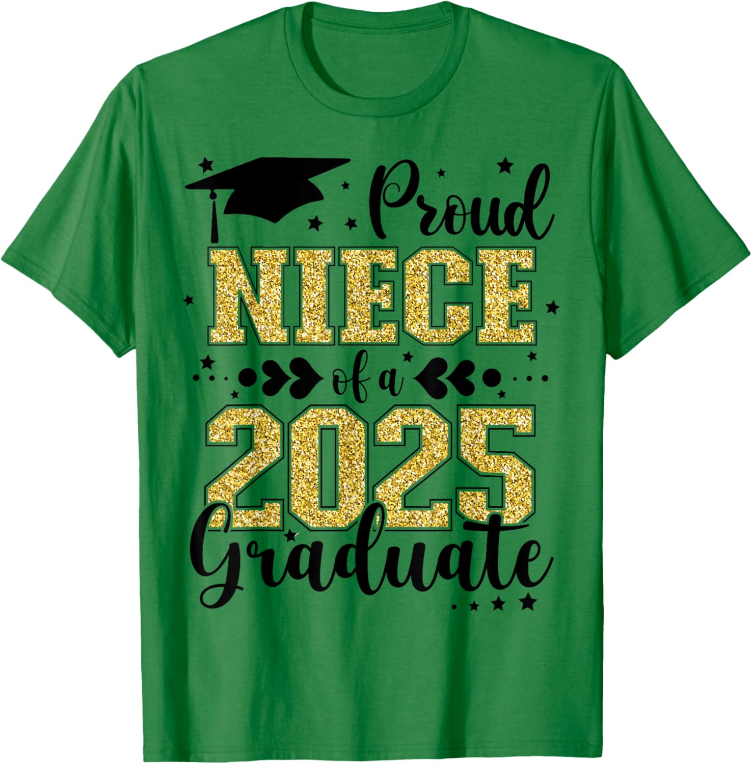 Proud Niece of Class of 2025 Graduate Senior T-Shirt for Celebrations - 15