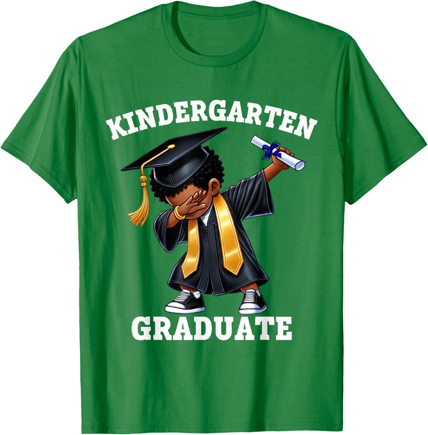 Dabbing Graduation Boys T-Shirt Class of 2025 Fun Kindergarten Wear - 7