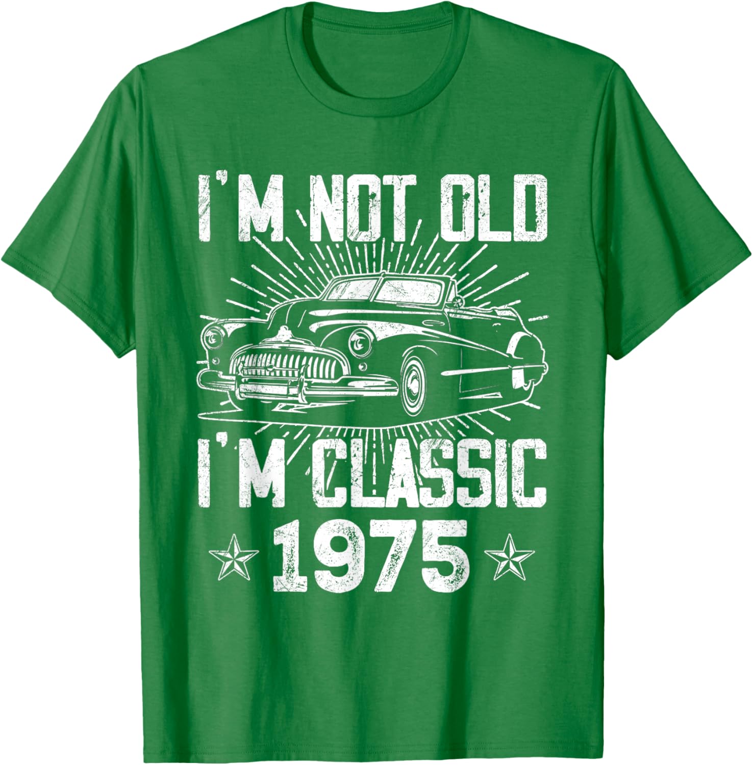 Vintage 1975 Classic Car T-Shirt for 50th Birthday Gifts for Men - 4