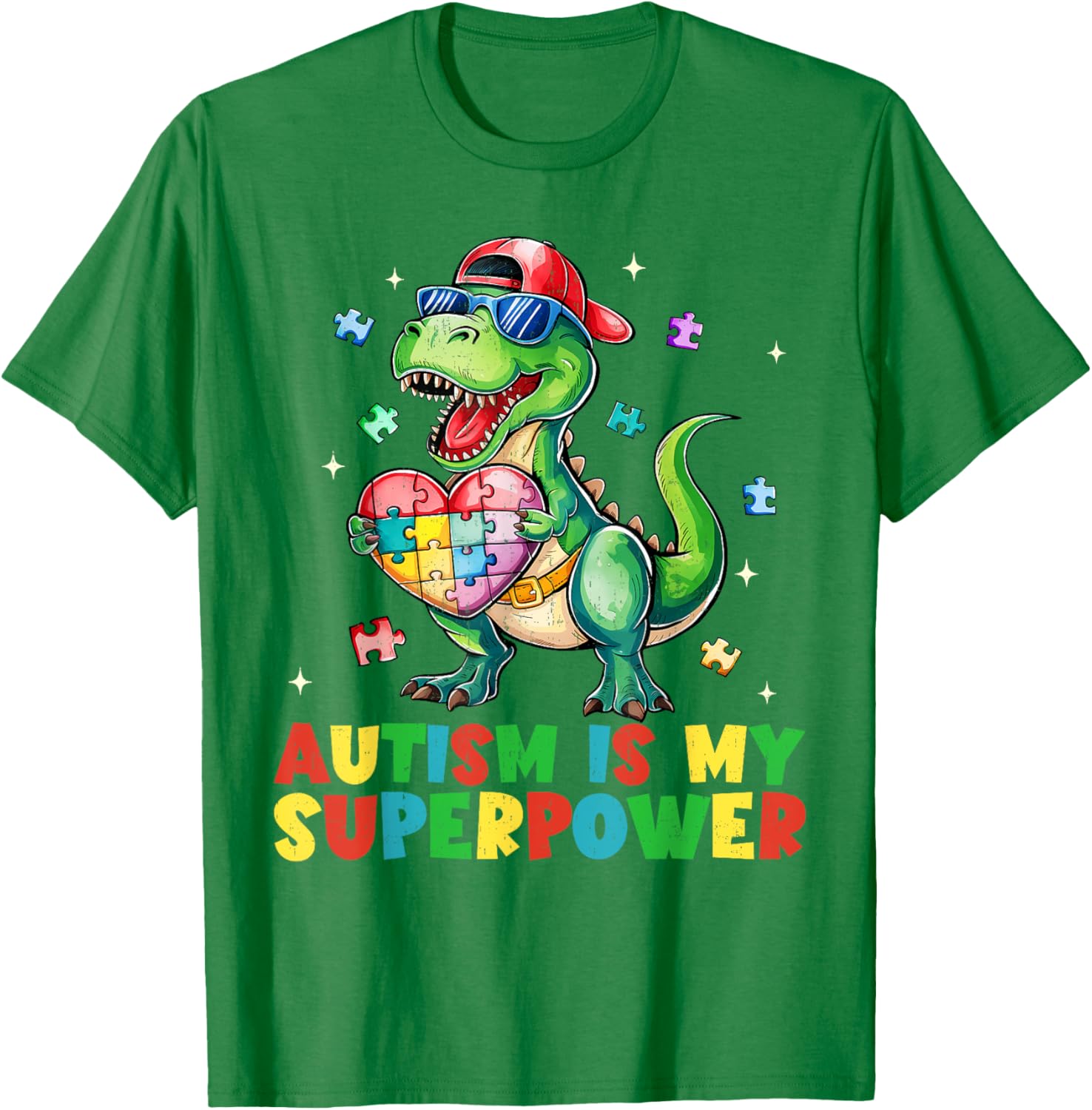 Funny Autism Awareness T-Shirt for Boys - Autism Is My Superpower - 16