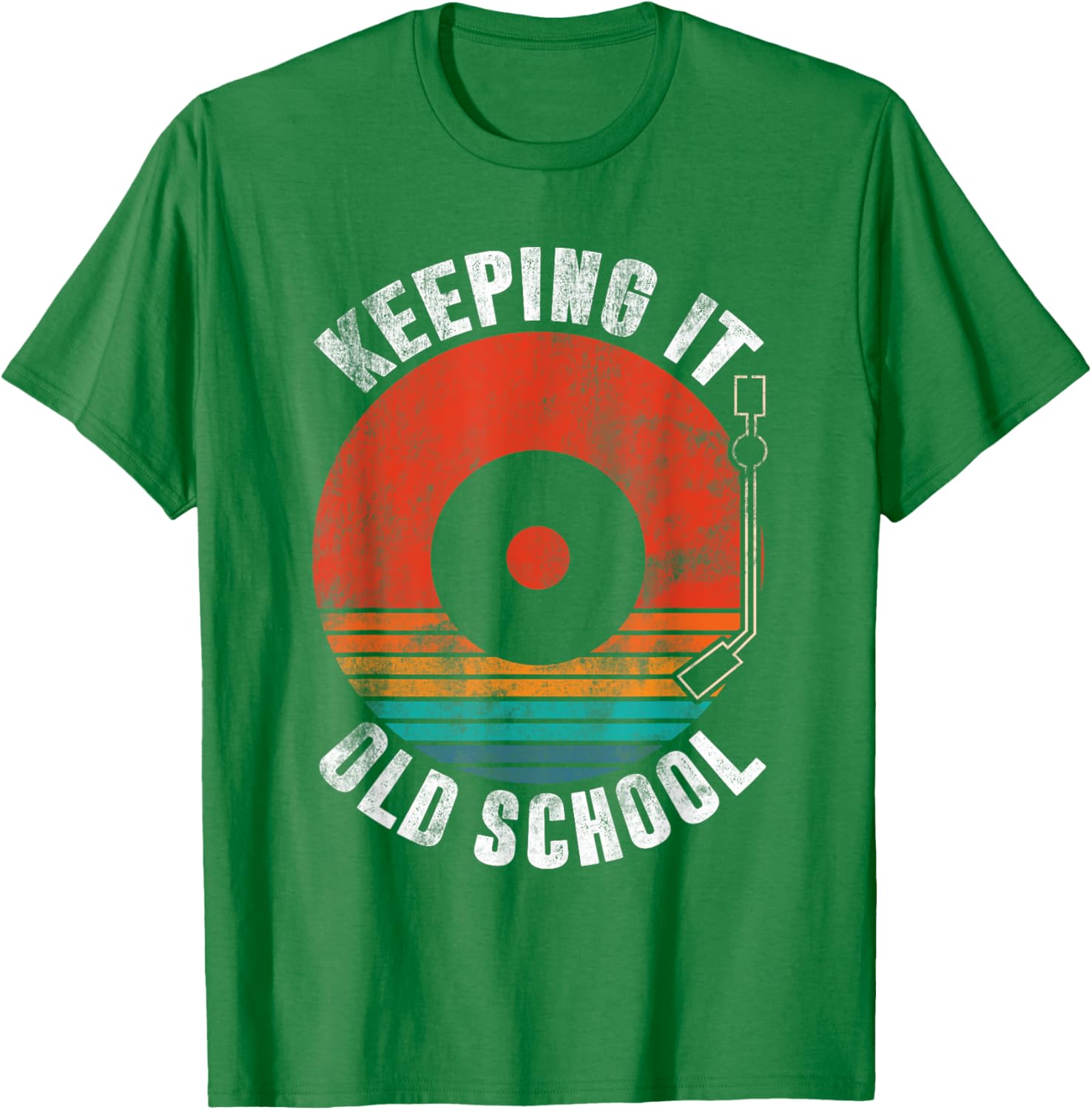 Retro Vinyl Record Player T-Shirt | Keeping It Old School Style - 2