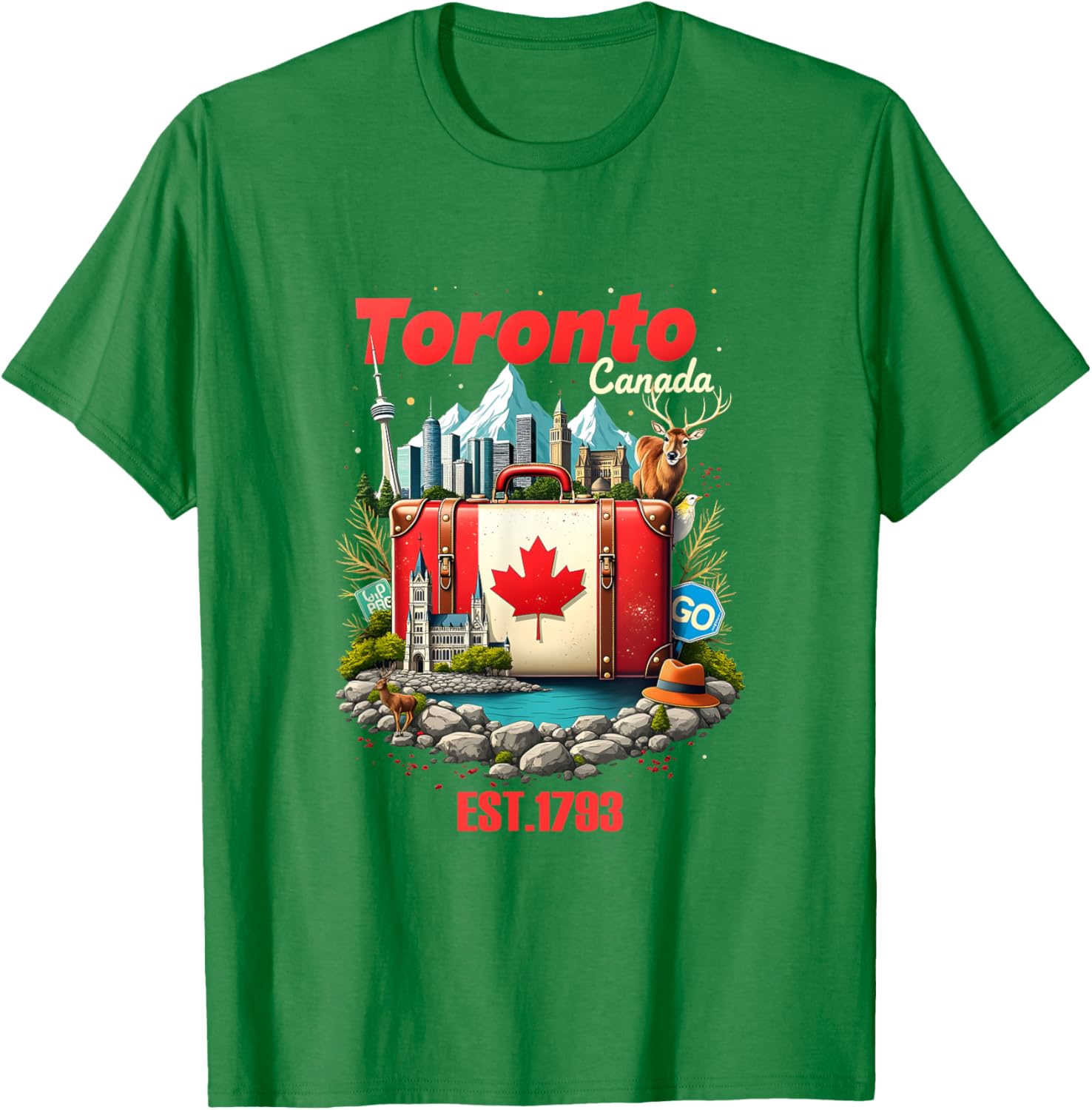 Toronto Skyline Family Vacation T-Shirt for Unforgettable Trips - 1