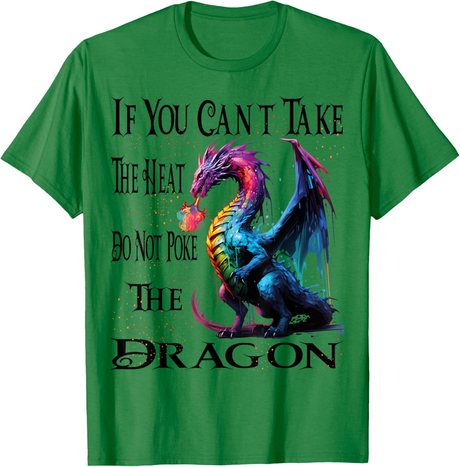 Cool Dragon Flame-Spewing T-Shirt for Mythical Creature Fans - 6