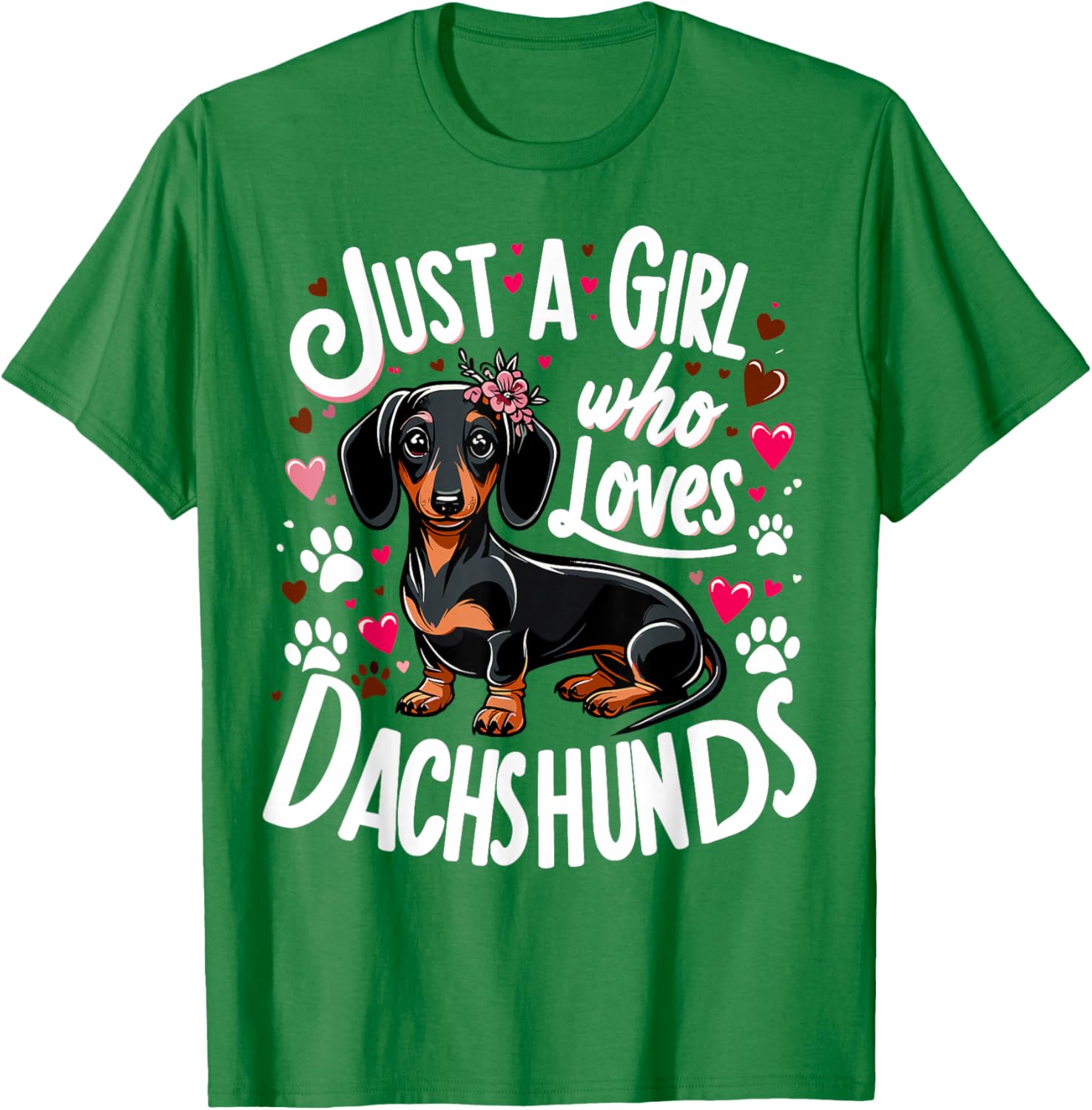 Dachshund Lover T-Shirt for Girls – Perfect Gift for Dog Moms - 18