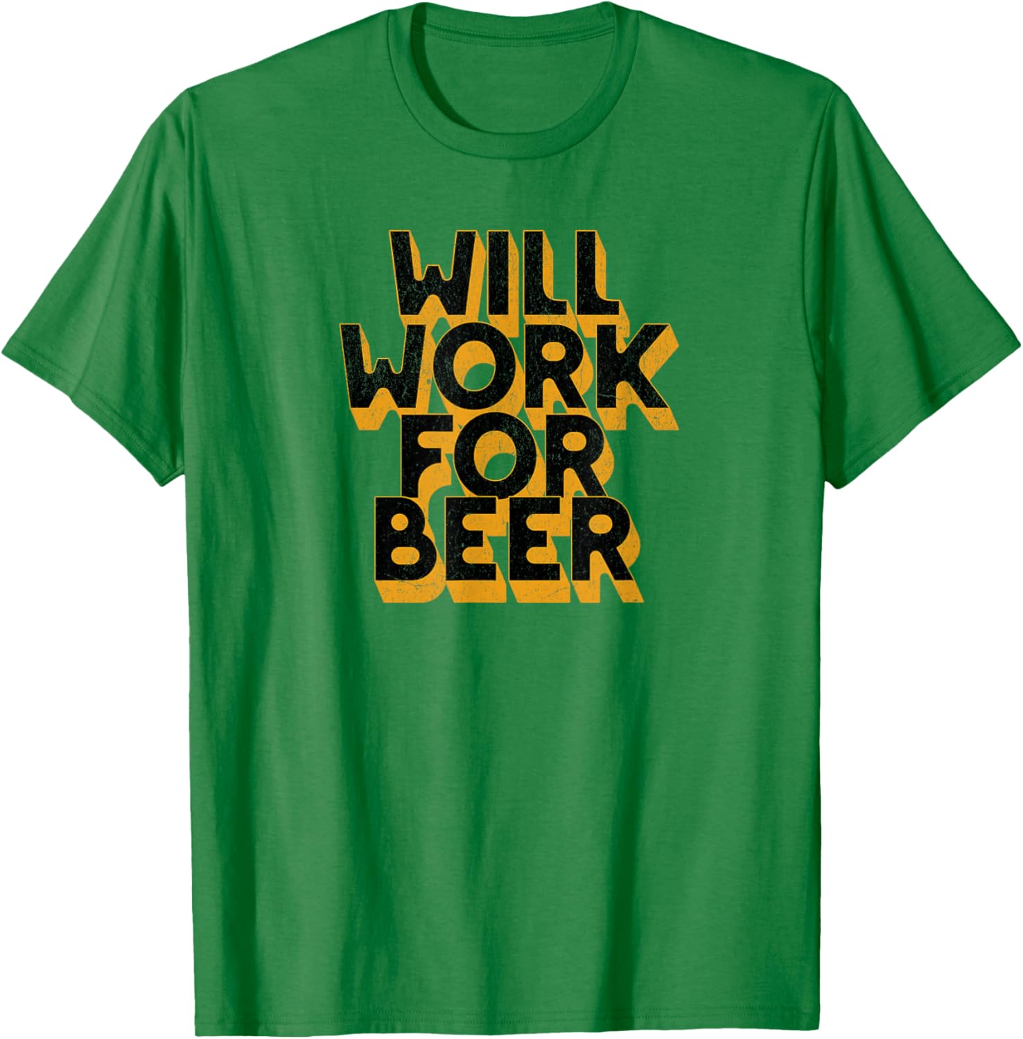 Will Work For Beer T-Shirt Funny Graphic Tee for Beer Lovers - 8