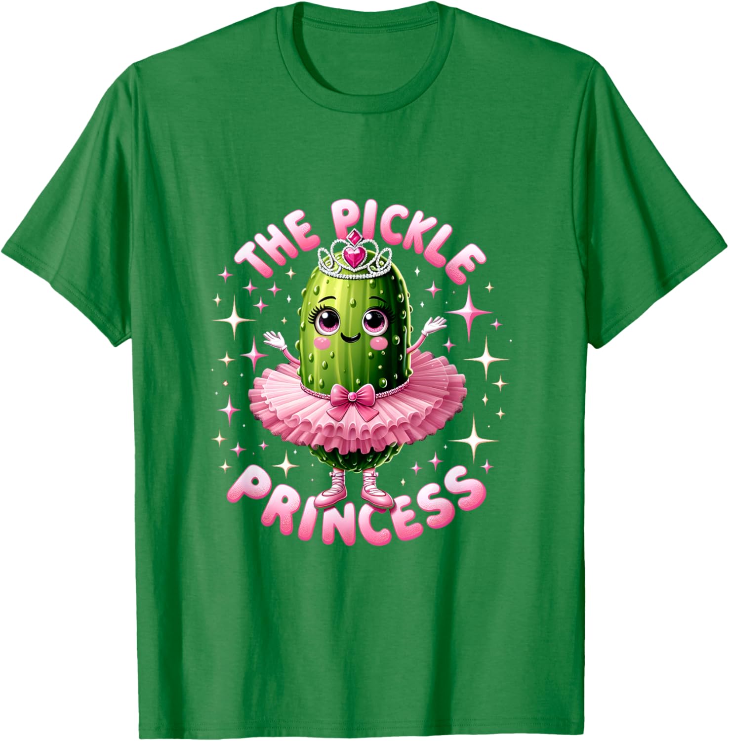 Cute Pickle Princess Ballet T-Shirt for Pickle Lovers and Dancers - 22