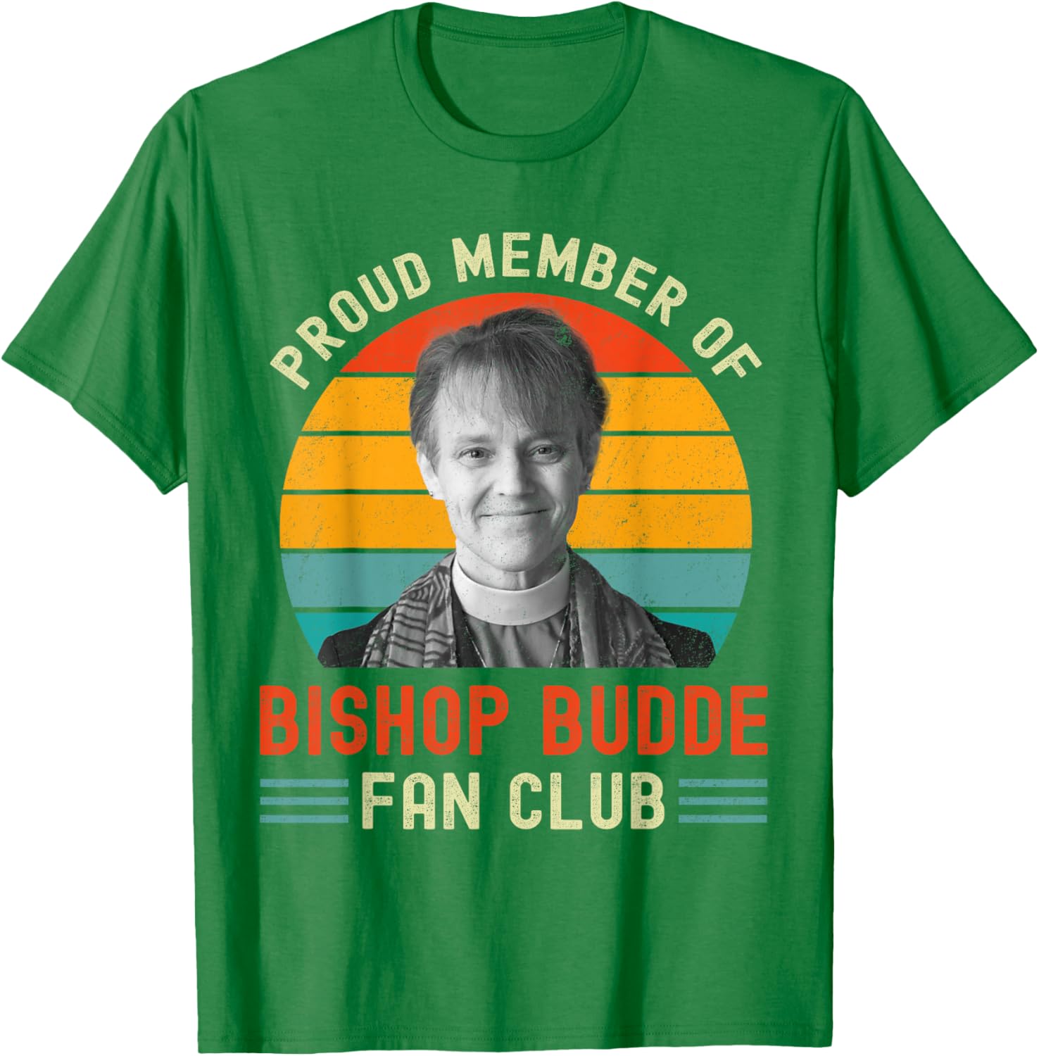 Proud Member of Bishop Budde Fan Club Vintage US Flag T-Shirt - 11