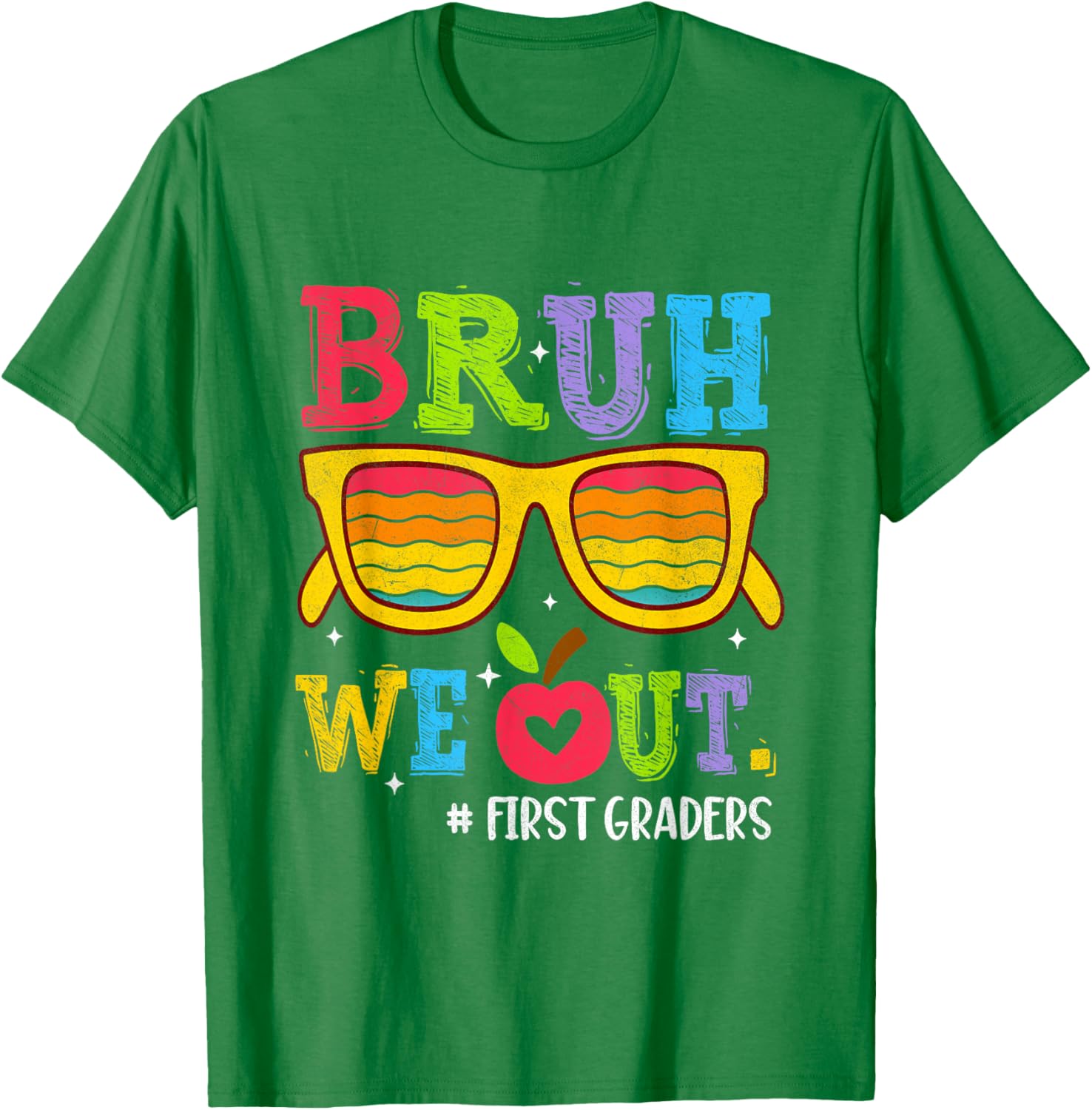 Bruh We Out First Graders Graduation T-Shirt Perfect for 1st Grade Celebrate - 8