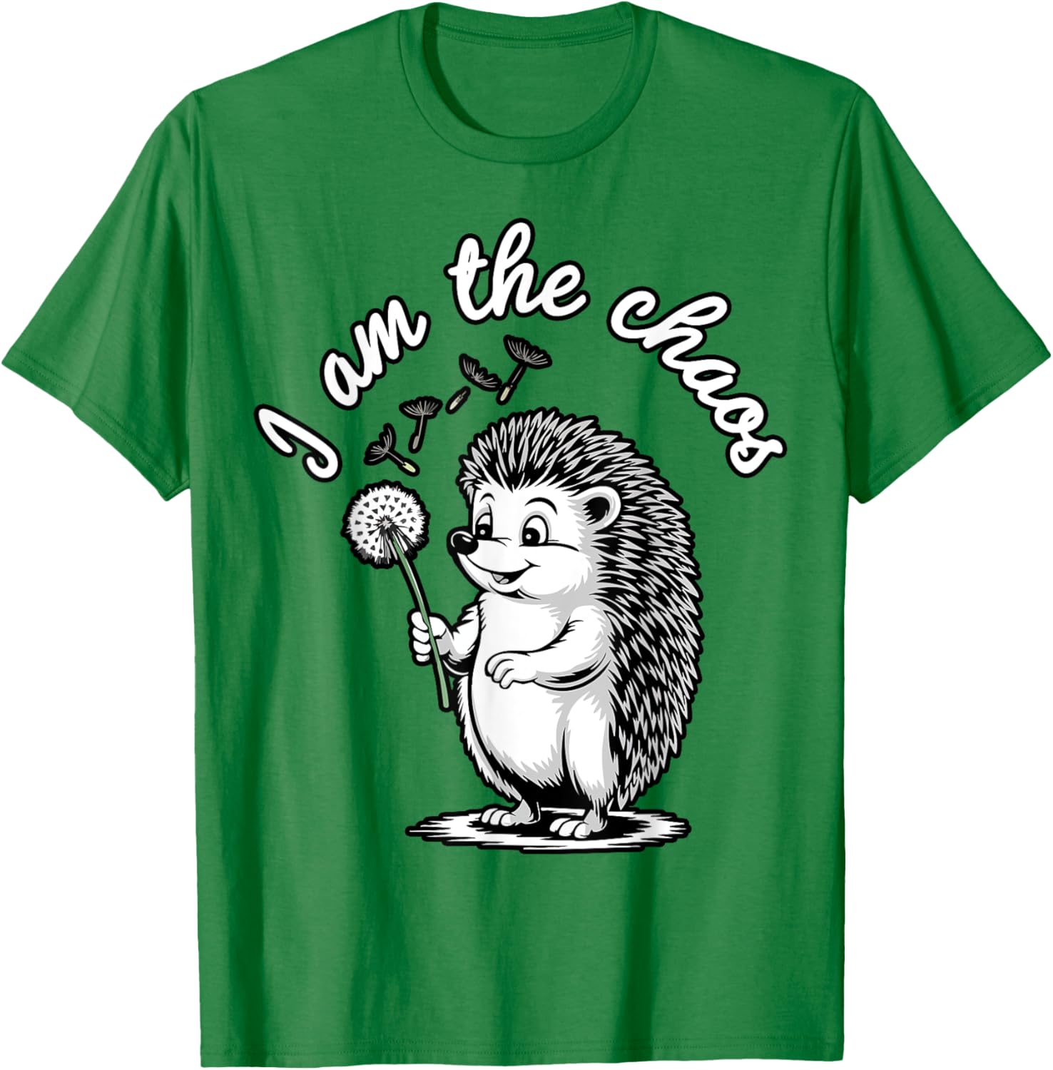 Funny Hedgehog Dandelion T-Shirt for Sarcastic Animal Lovers - 8