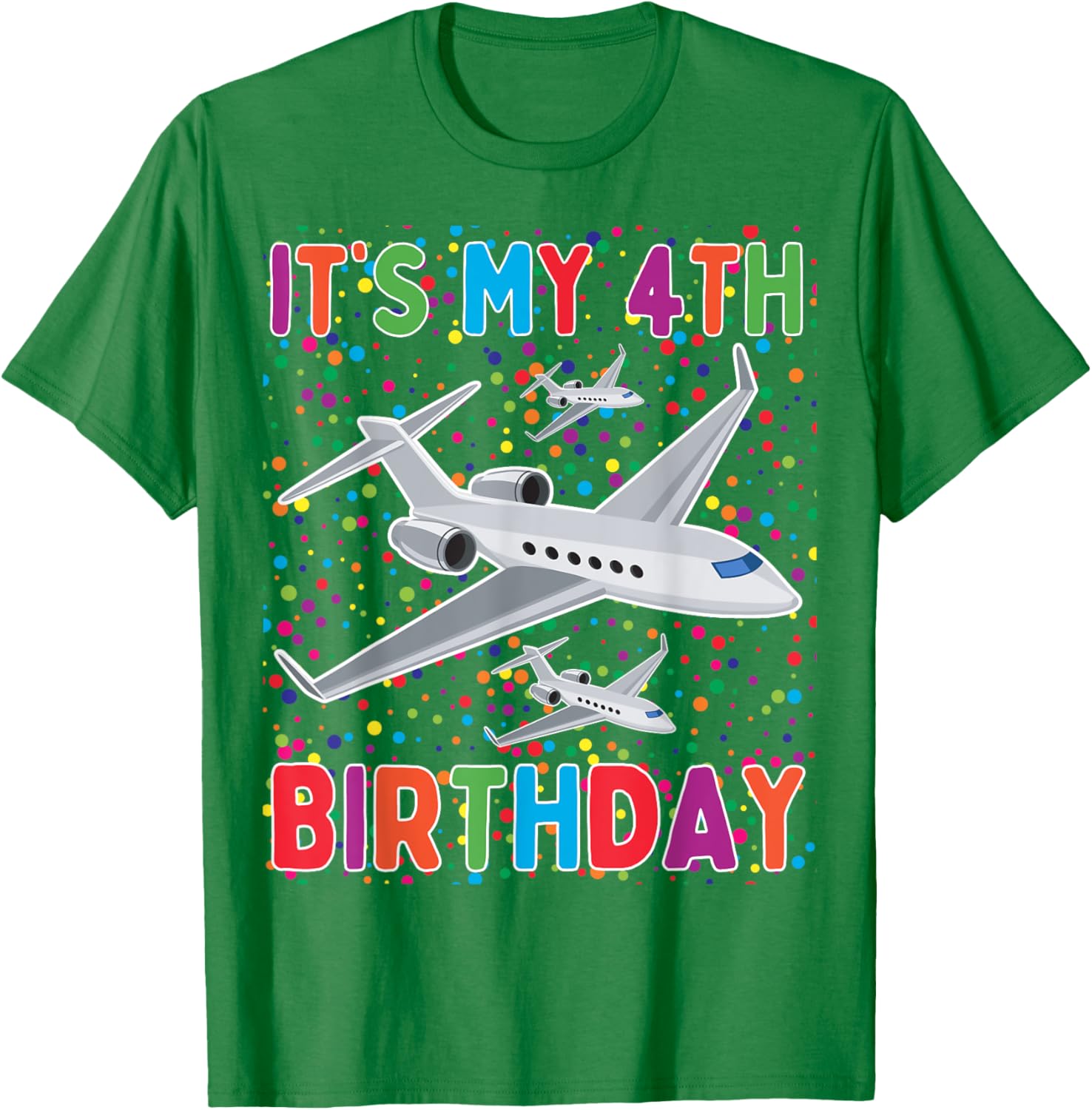 It's My 4th Birthday Airplane T-Shirt for Boys and Girls Celebrate in Style - 10