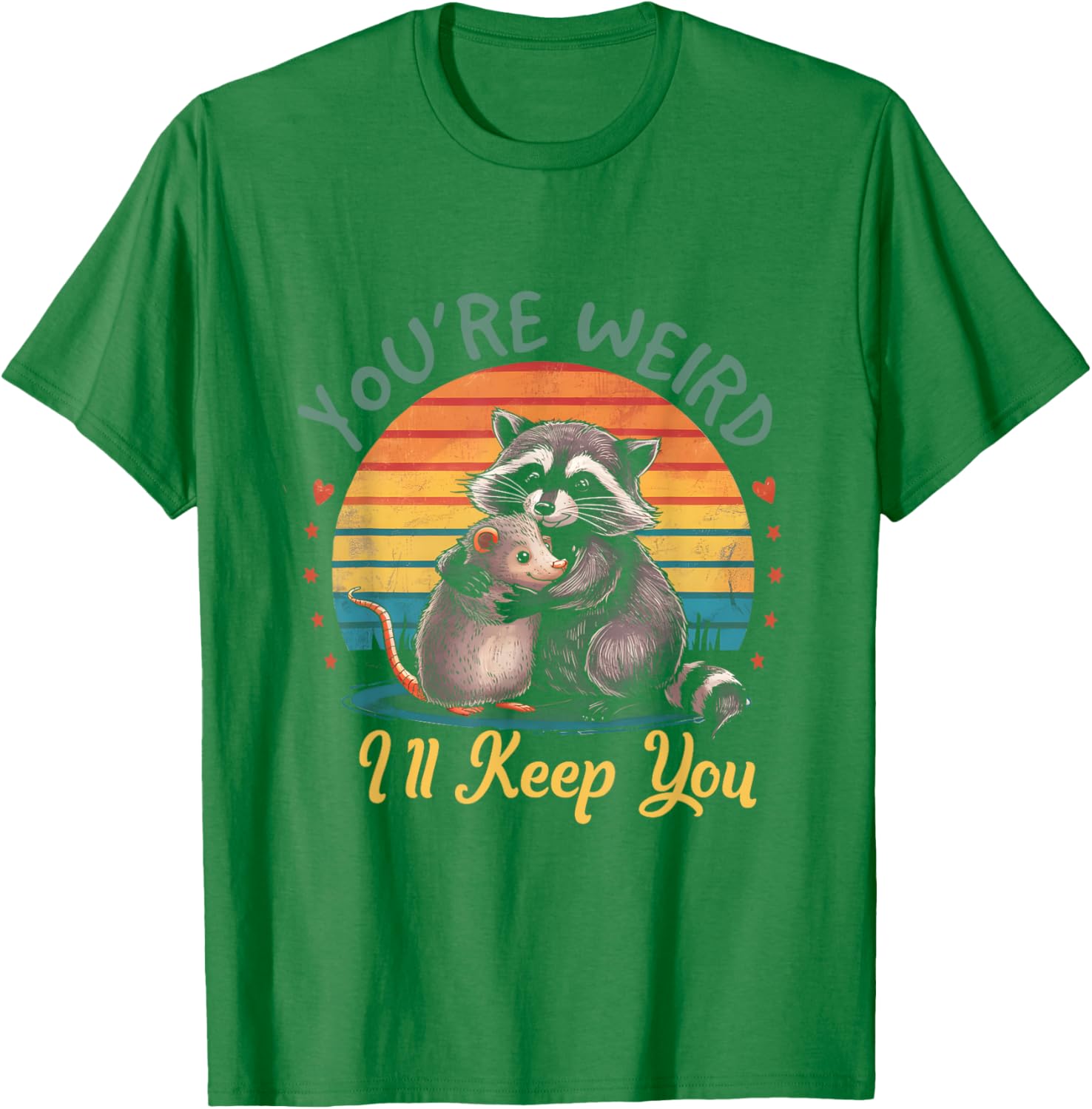 Celebrate Your Weirdness with Our Fun You Are Weird I'll Keep You T-Shirt - 7