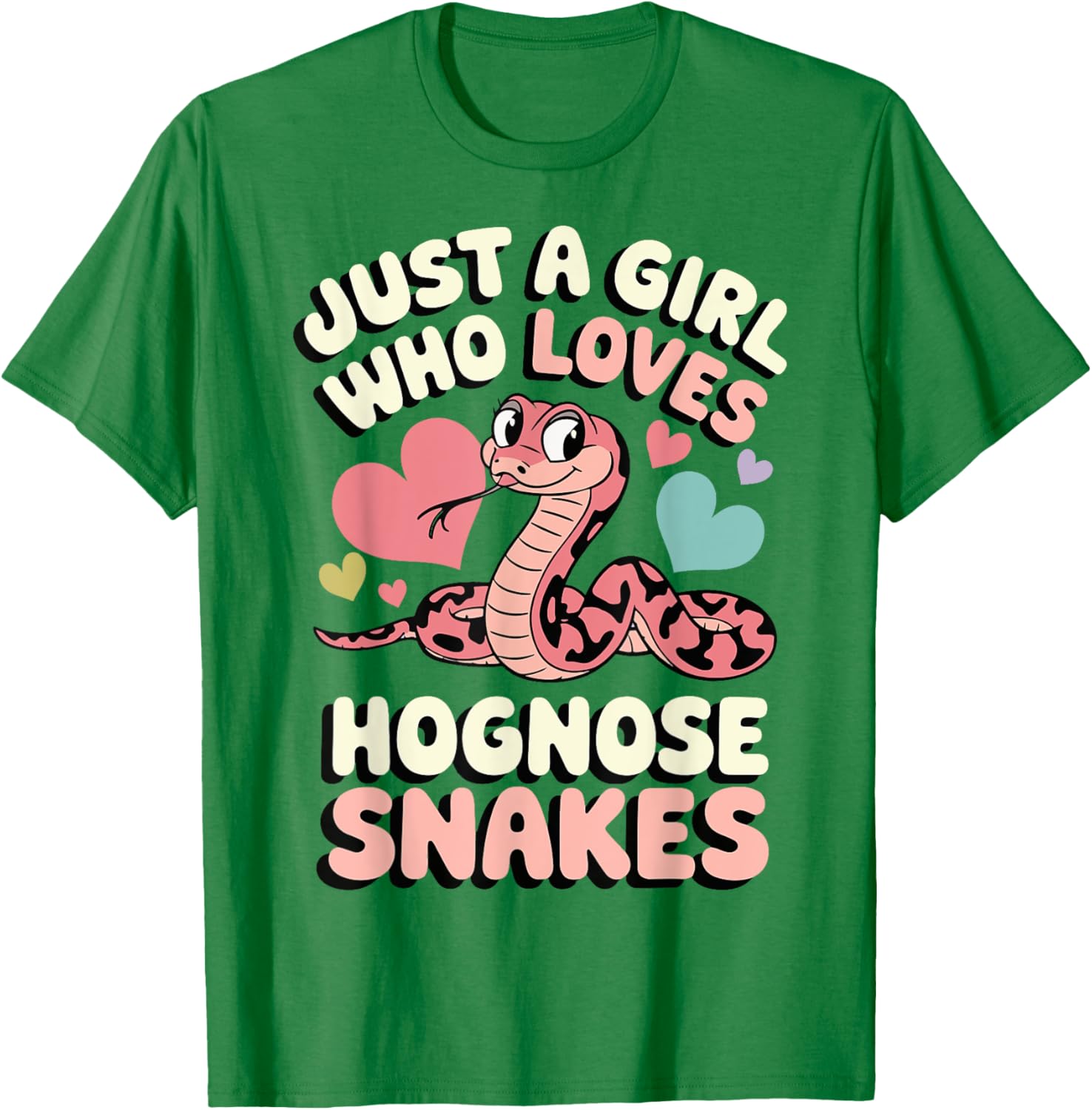 Just A Girl Who Loves Hognose Snakes Fun T-Shirt for Snake Enthusiasts - 8