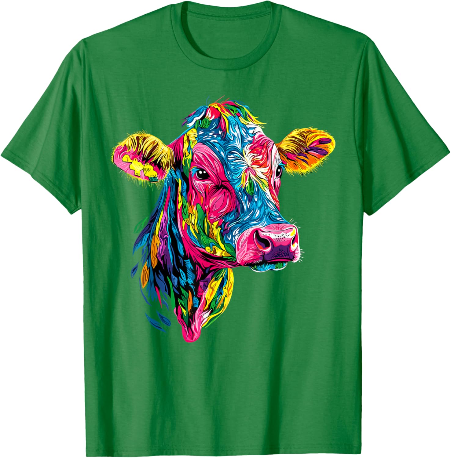 Cute Vegan Cow T-Shirt for Cattle Farmers - Adorable Farm Apparel - 28