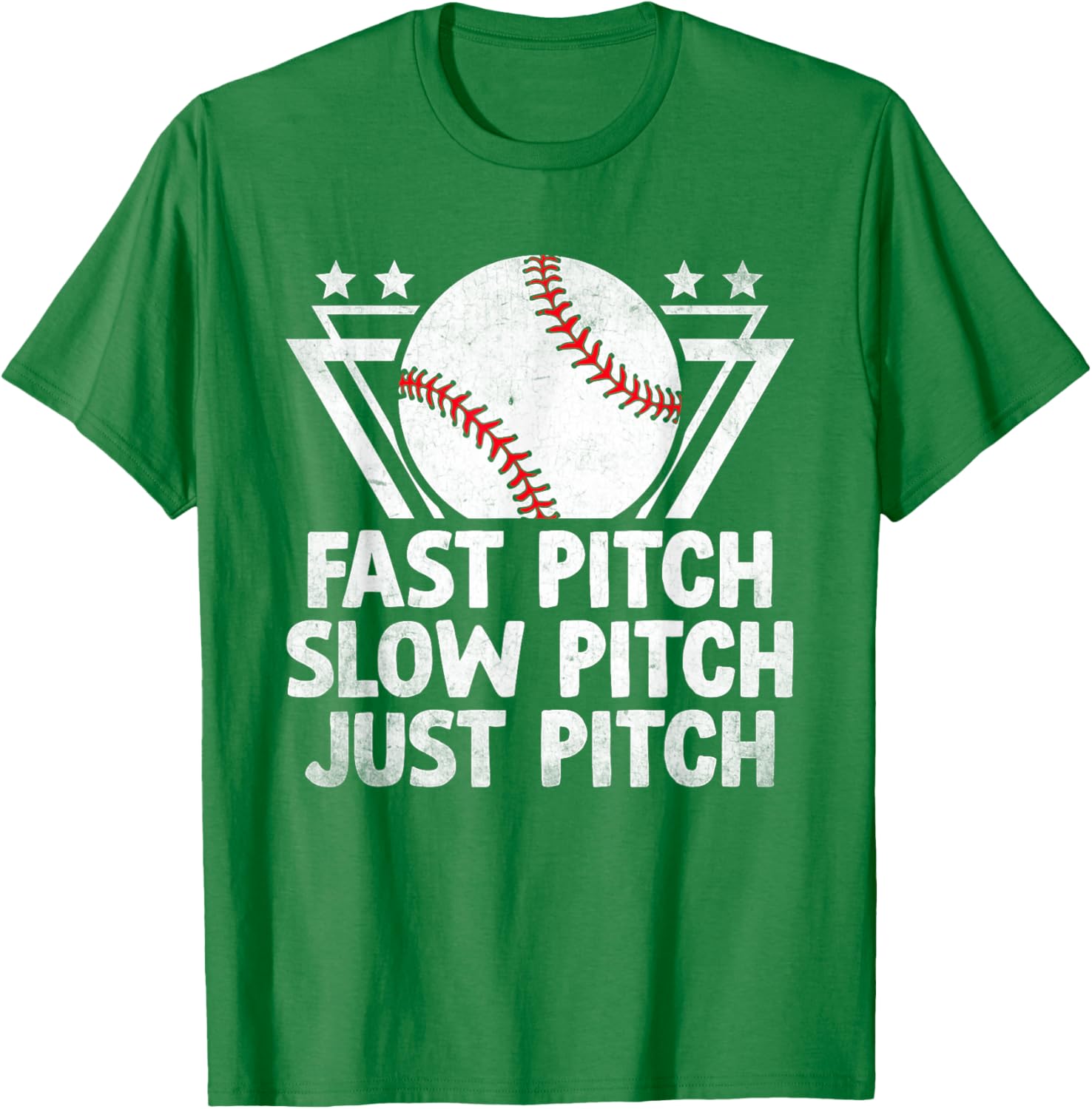 Fast Pitch Slow Pitch Just Pitch Softball T-Shirt for Players and Fans - 18