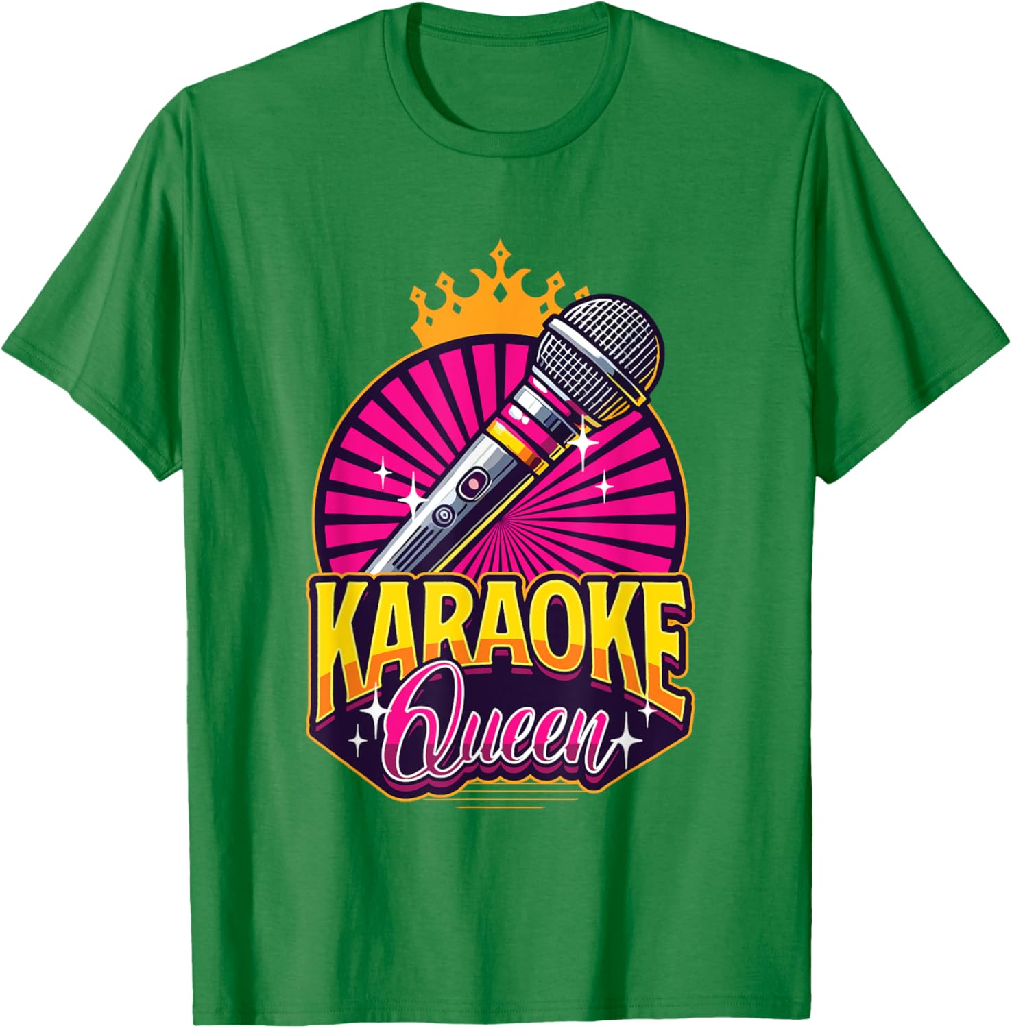 Karaoke Queen Microphone T-Shirt for Music Lovers and Singers - 9