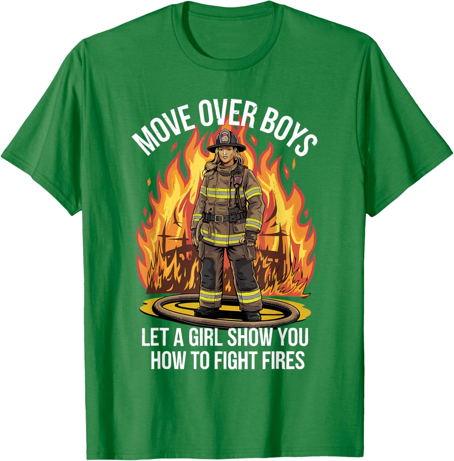 Stylish Firefighter T-Shirt for Women and Girls - Perfect Gift Idea - 10