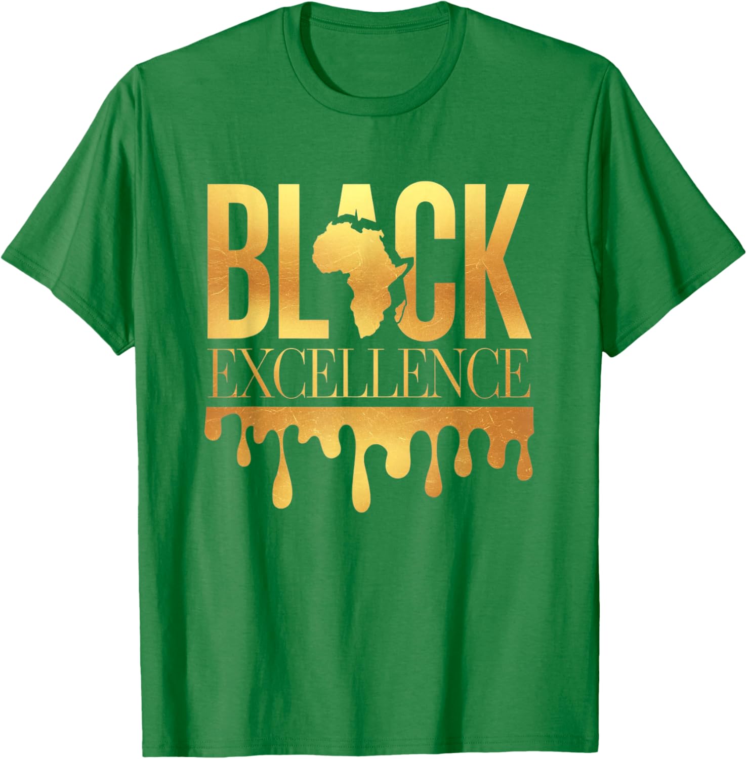 Black Excellence Afro Motivation T-Shirt for Black History Month Celebration - 2