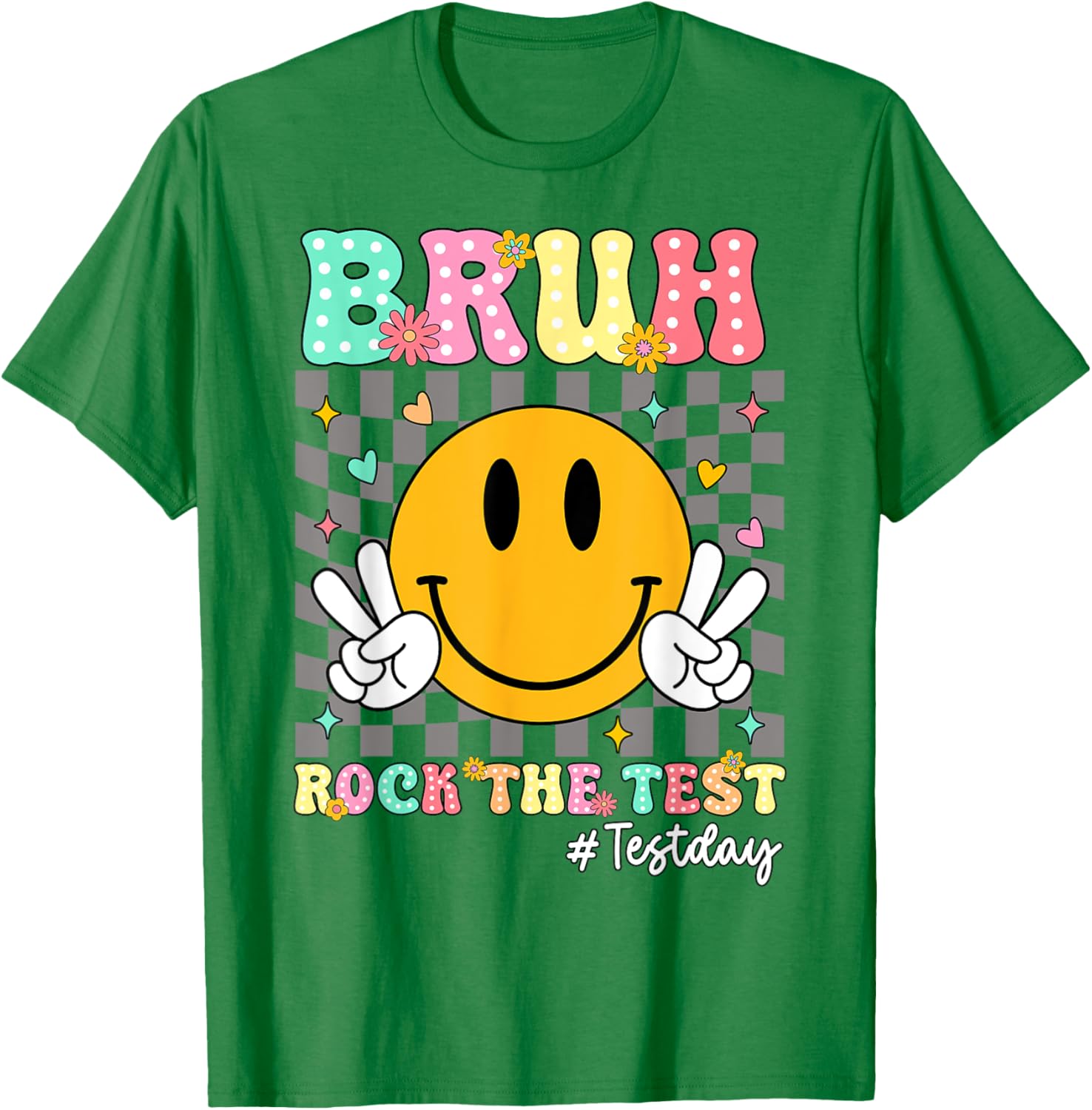 You Got This Test Day Smile Rock the Test Kids T-Shirt for Boys and Girls - 11