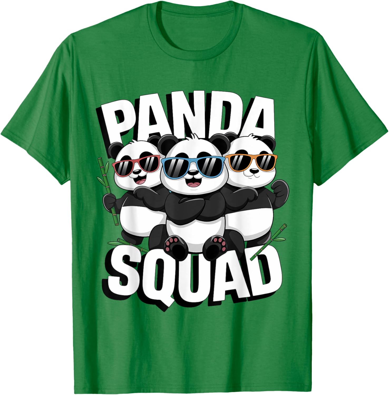 Panda Squad Family Matching T-Shirt for National Panda Day Fun - 15