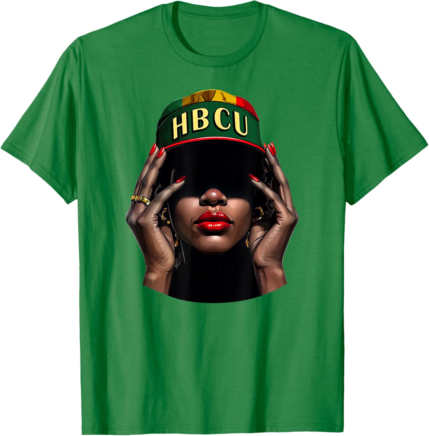 HBCU Beautiful Black Educated Girl Black History Month T-Shirt - 2