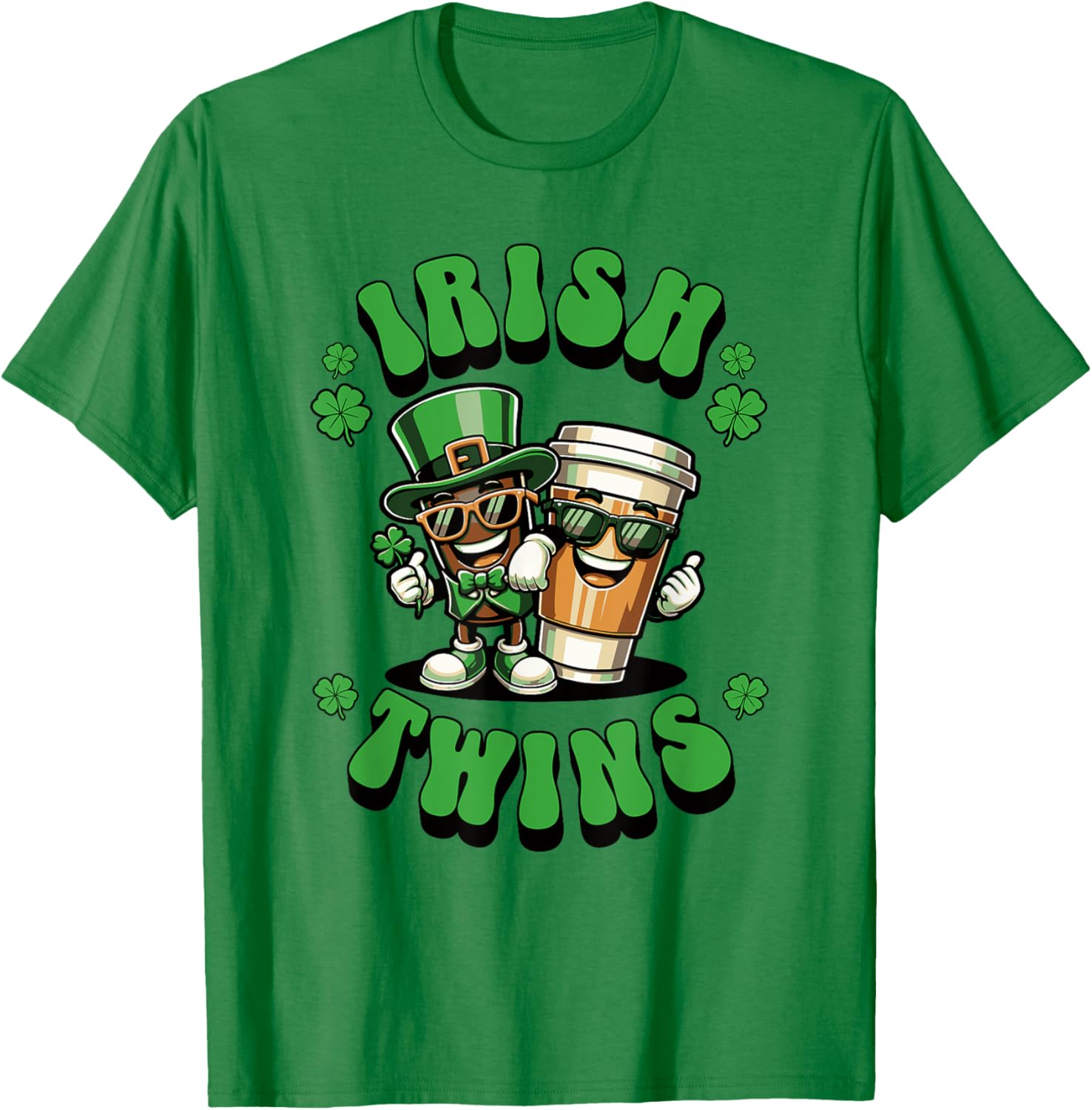 Funny Irish Twins Matching St. Patrick's Day T-Shirt for Kids - 20