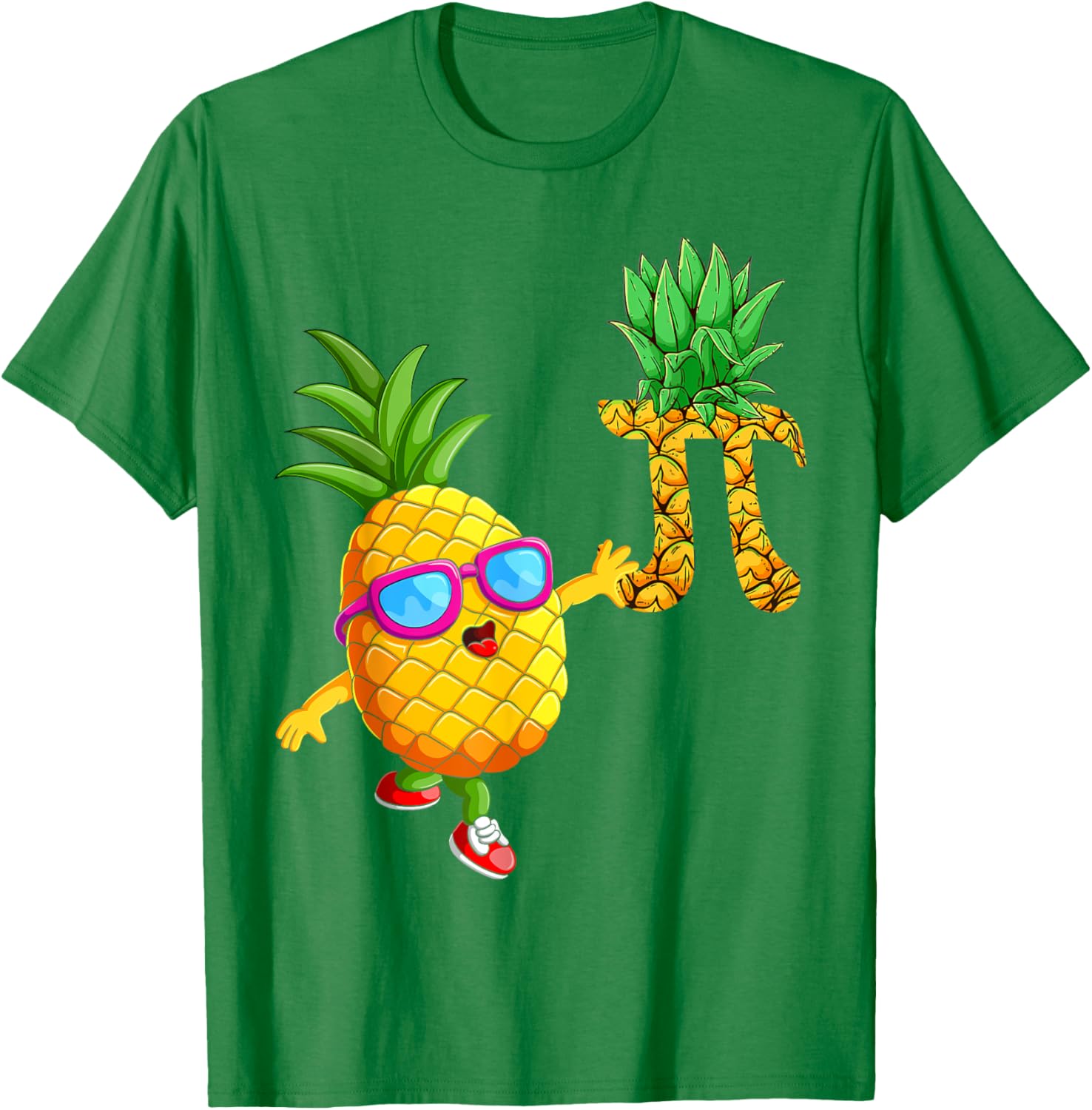 Pineapple Pi Day T-Shirt for Math Lovers and Foodies Fun Design - 17