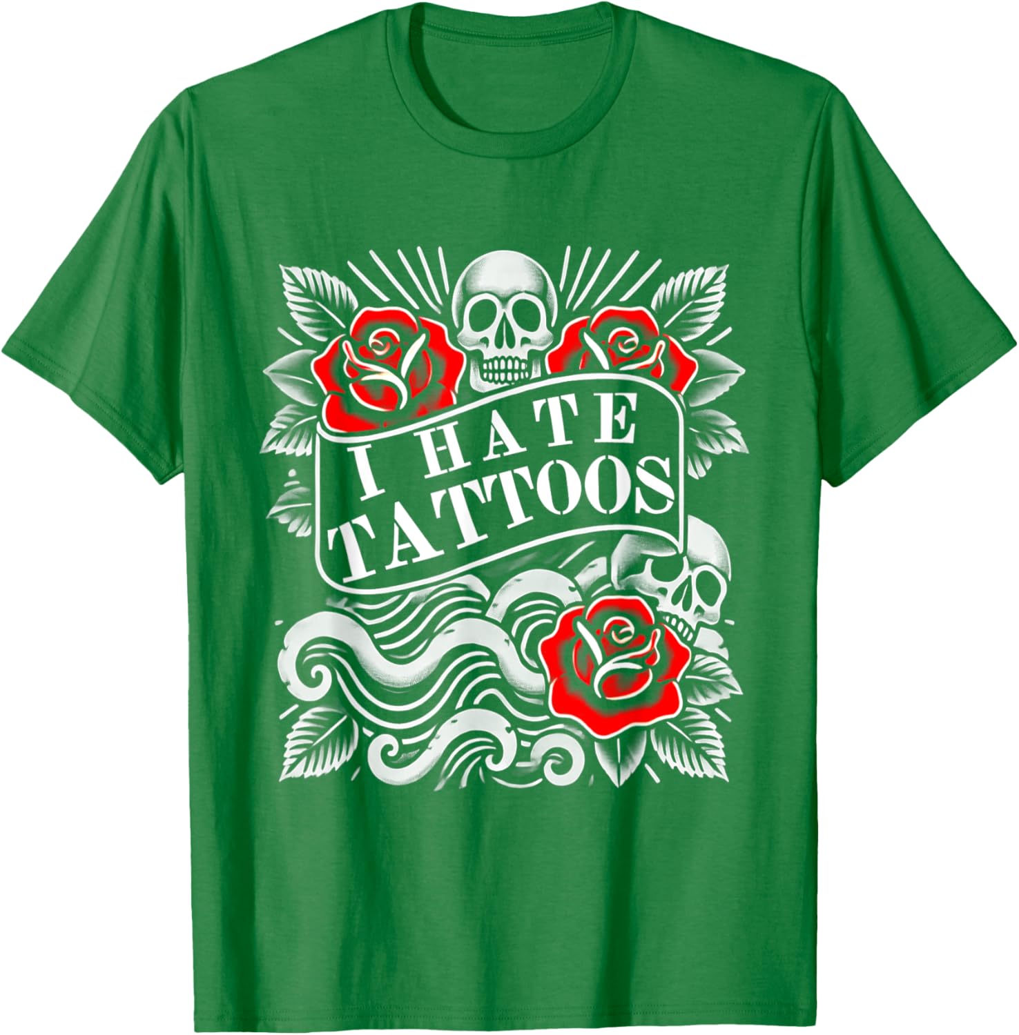 I Hate Tattoos T-Shirt for Tattoo Lovers and Artists – Unique Inked Graphic - 12