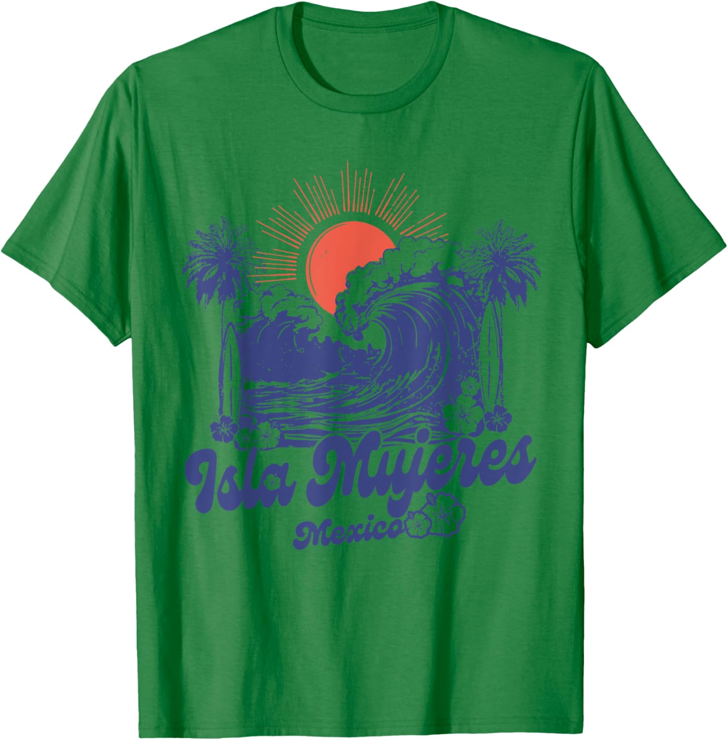 Isla Mujeres 2025 Vintage Surfing T-Shirt Retro 70s Style Apparel - 6