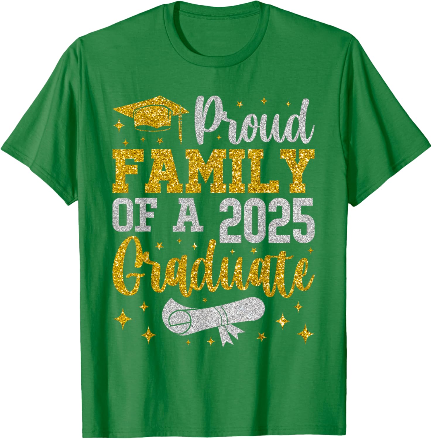 Proud Family of a 2025 Graduate Senior Graduation T-Shirt for Celebrations - 11