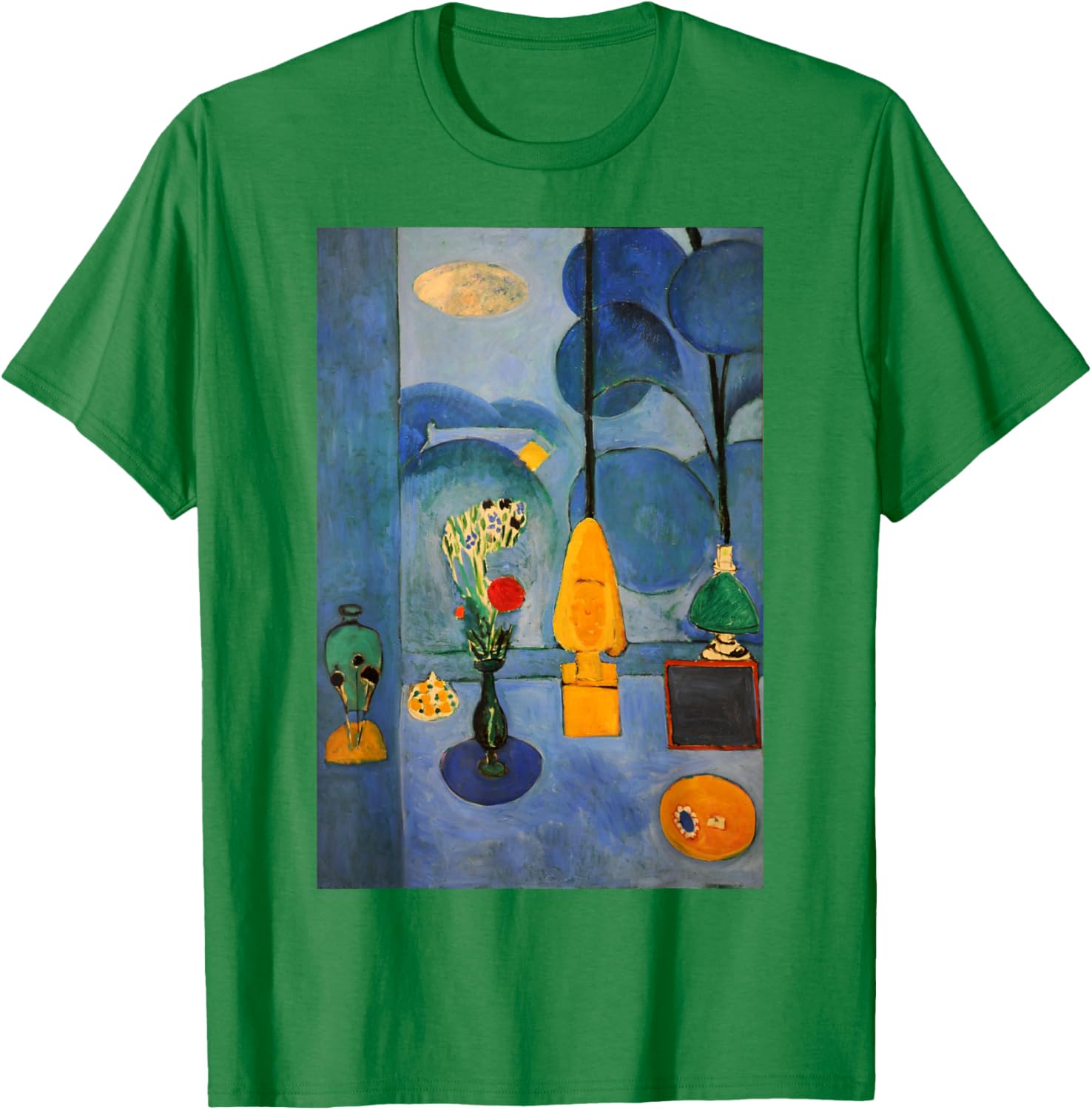 Matisse Blue Window T-Shirt – Stylish Art-Inspired Clothing for All - 8
