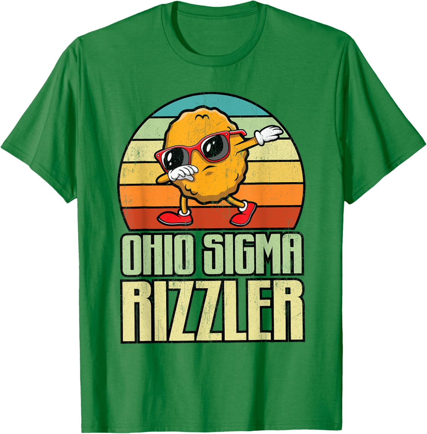 Ohio Sigma Rizzler Funny Chicken Nugget Meme T-Shirt for Food Lovers - 22