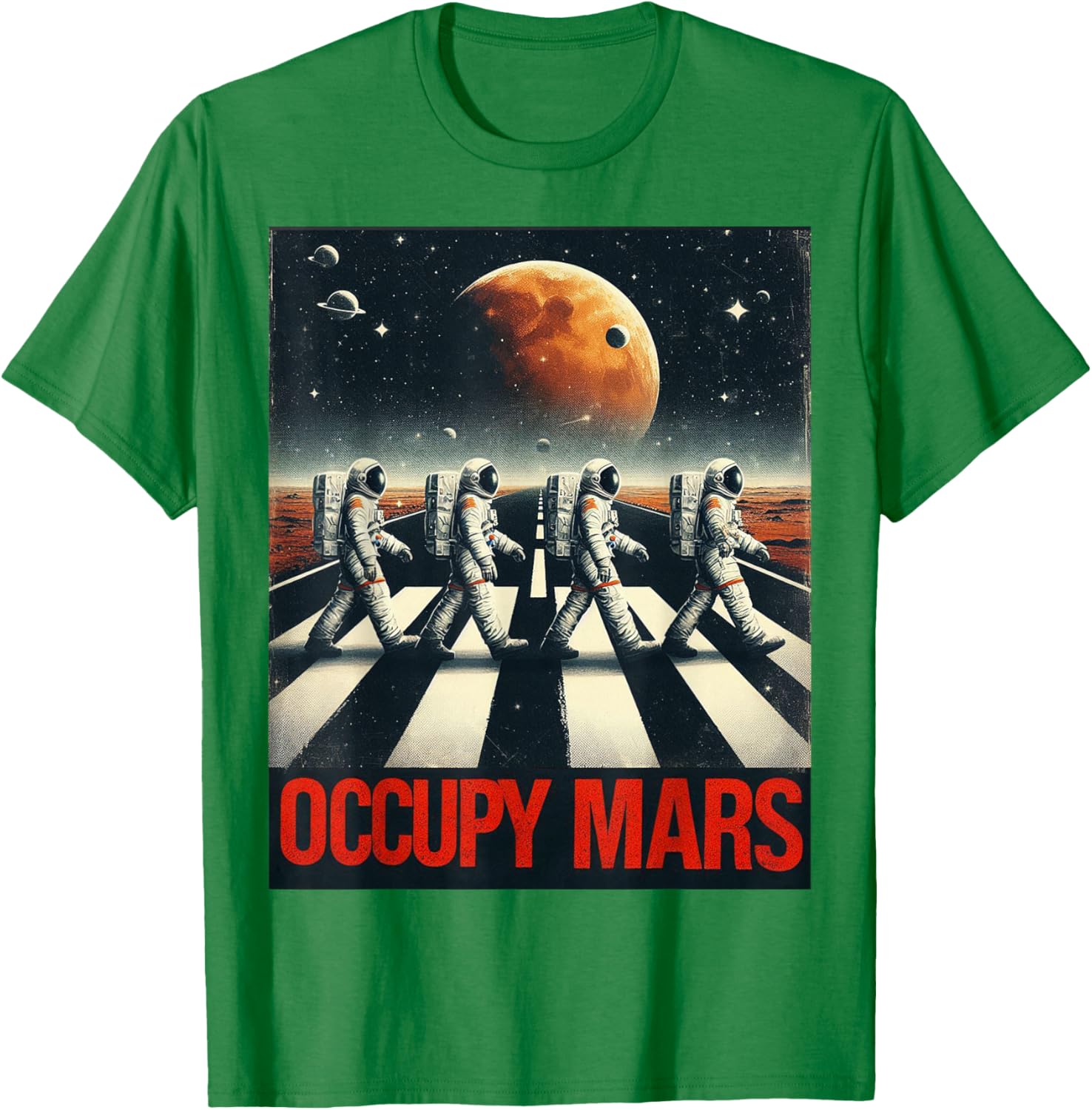 Astronauts Walking on Mars T-Shirt Perfect for Space Lovers and Adventurers - 18