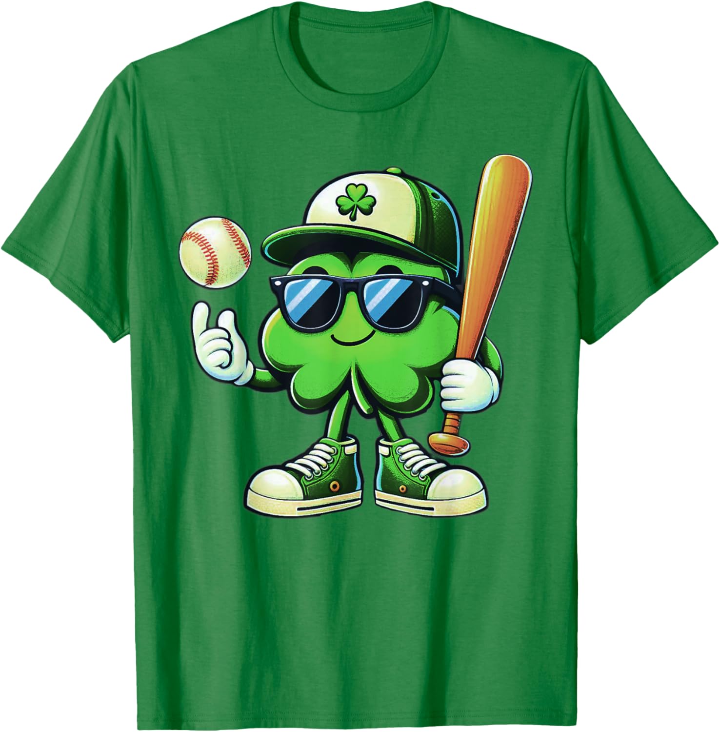 Funny Shamrock Baseball Shirts for Boys Kids St Patricks Day T-Shirt - 25
