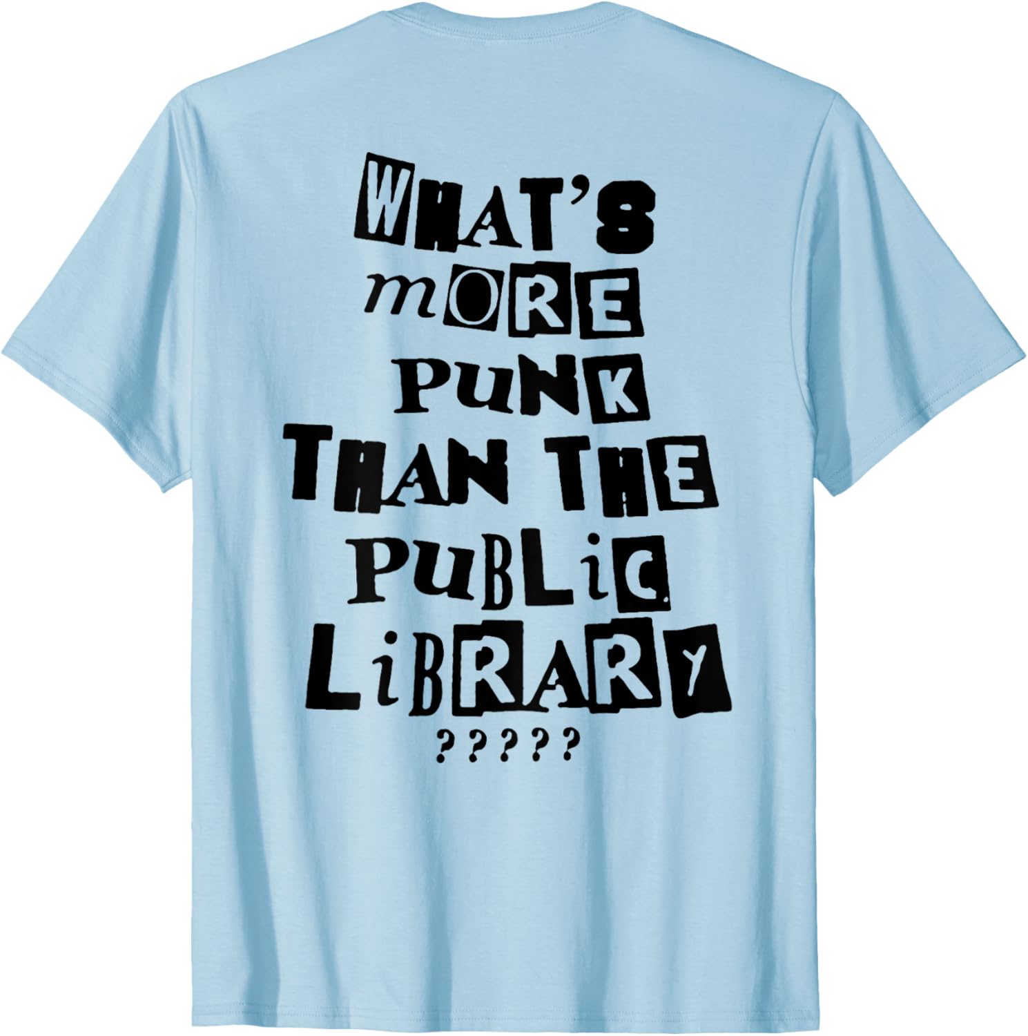 Punk Library T-Shirt for Book Lovers | Unique Graphic Tee Design - 2