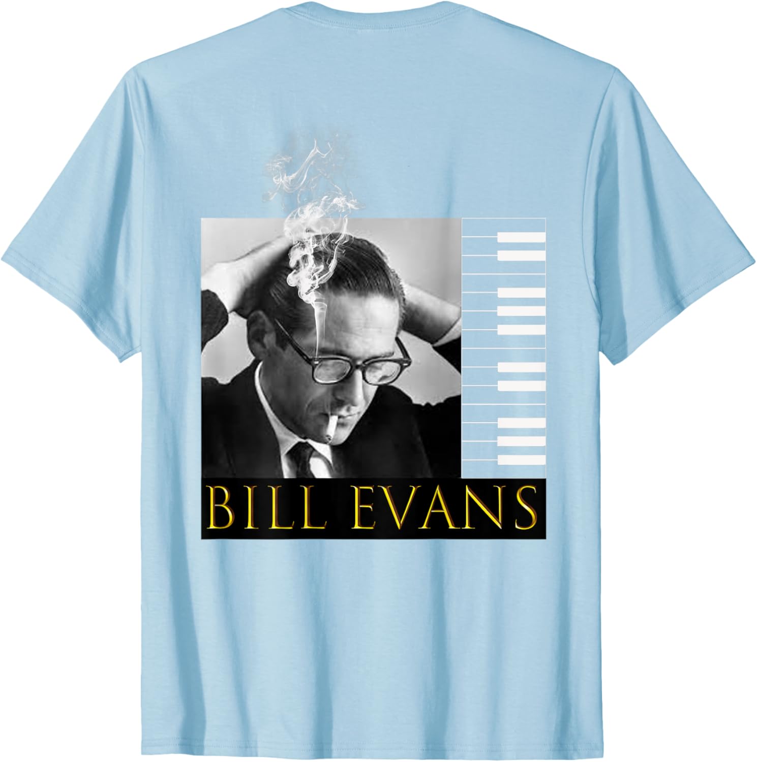 Bill Evans Back Printed T-Shirt for Music Lovers - Stylish Casual Wear - 8
