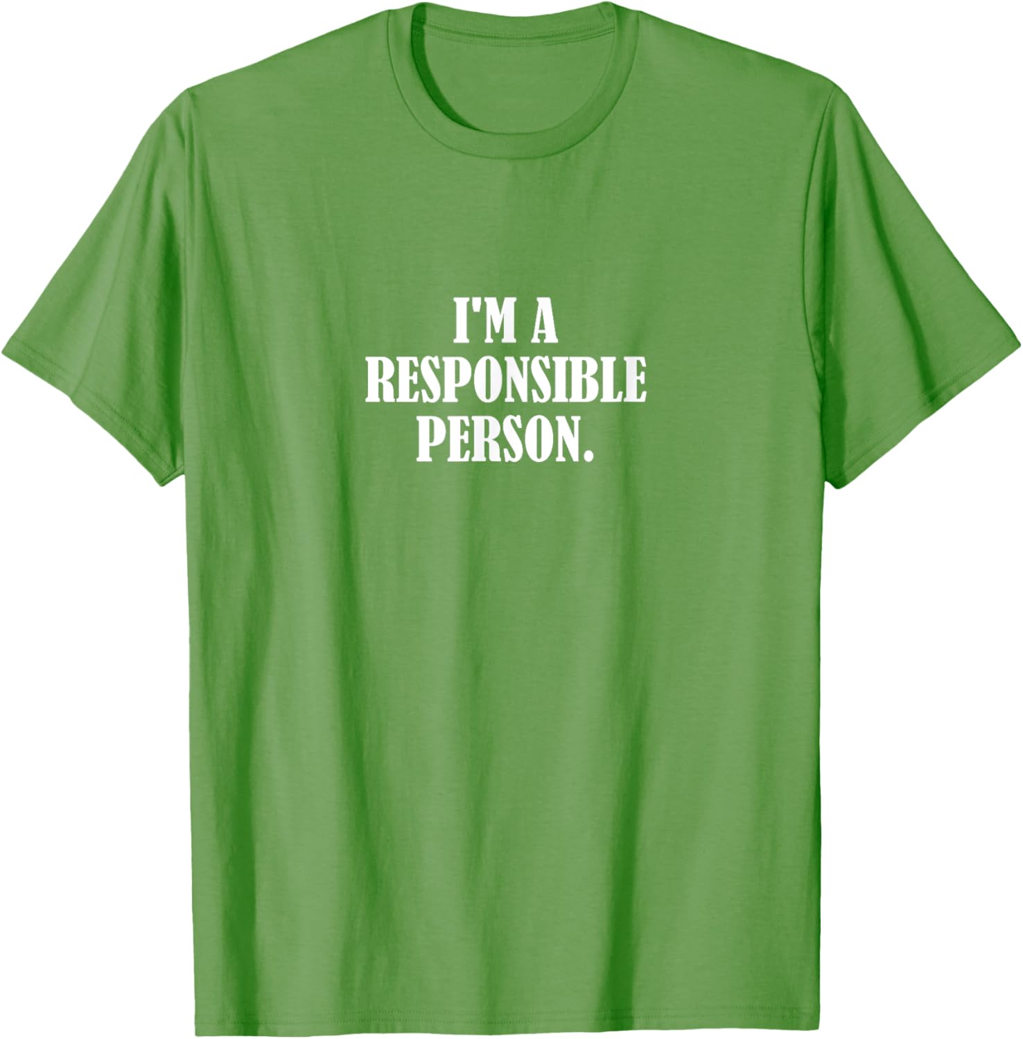 I'm a Responsible Person T-Shirt - Fun and Stylish Casual Wear - 9