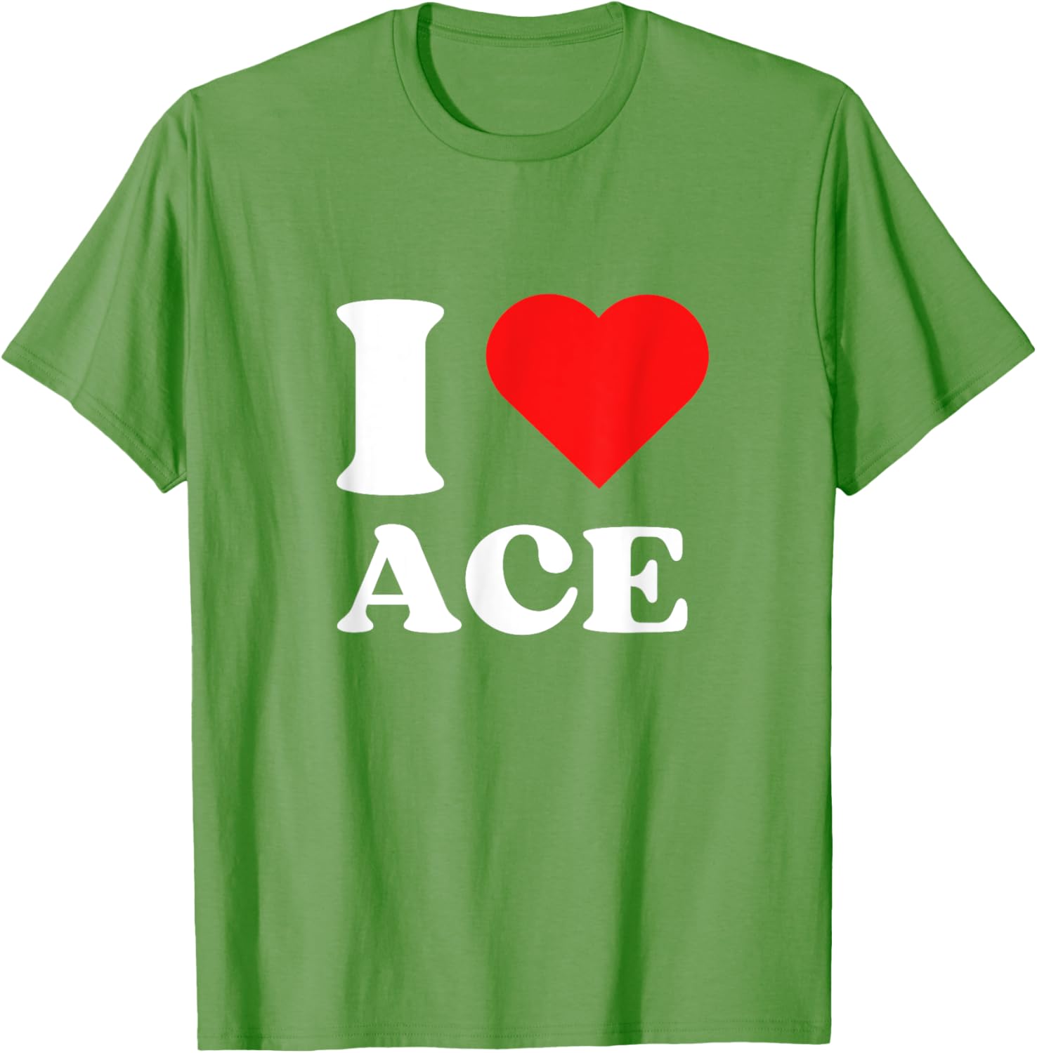 I Love Ace Y2K Valentine's Day T-Shirt for Trendy Fashion Lovers - 5