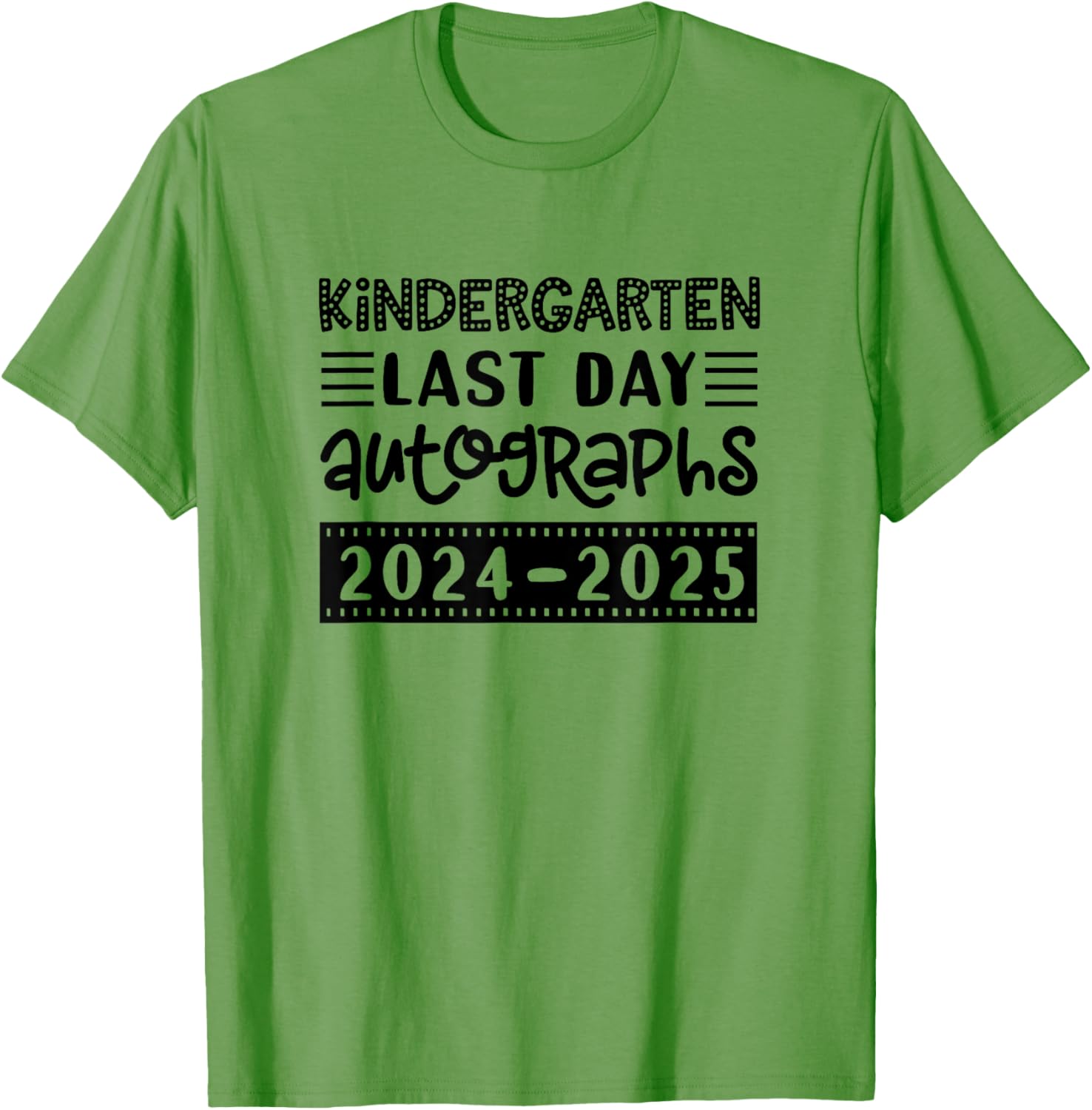Last Day of School Kindergarten T-Shirt for Kids - Sign My Shirt Fun - 12