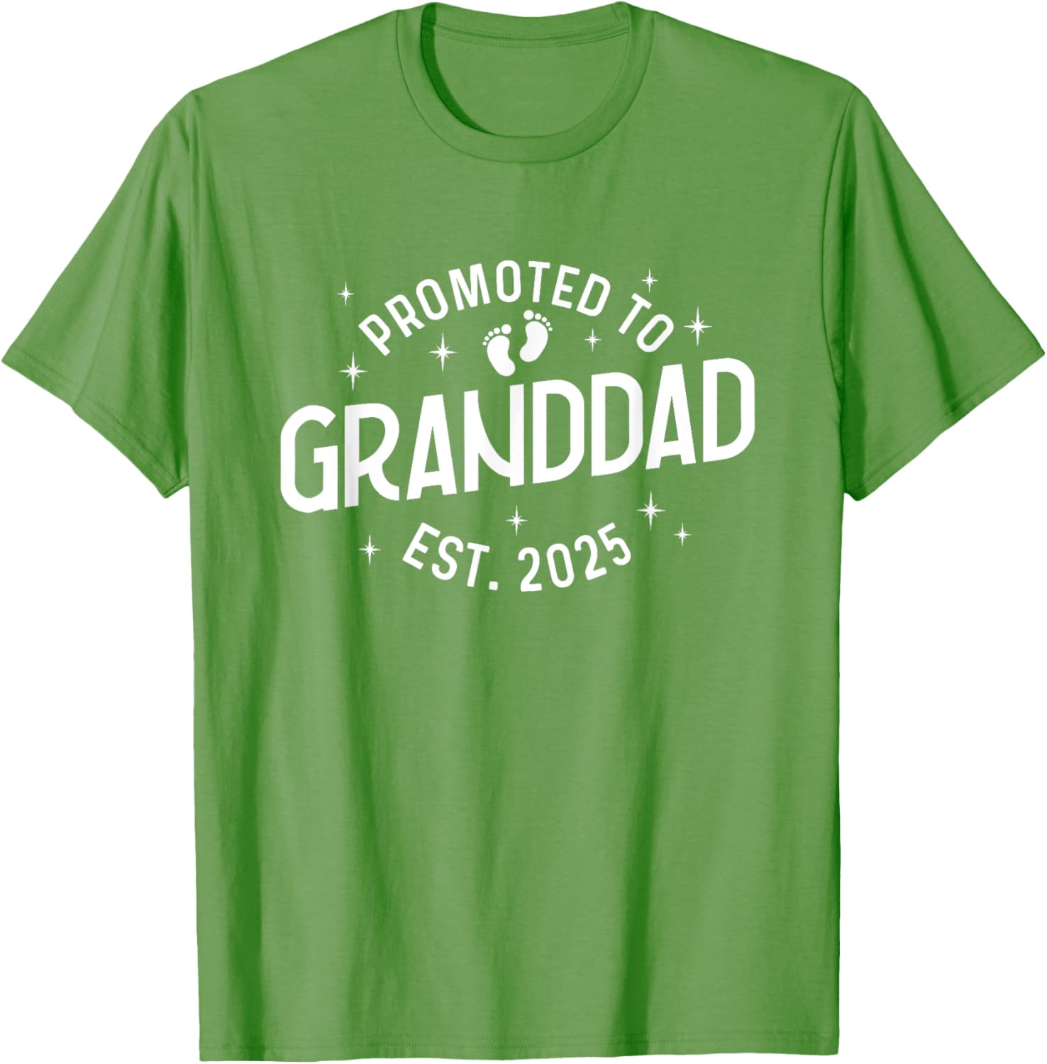 First Time Grandpa Promoted to Granddad 2025 Baby T-Shirt for New Dads - 11