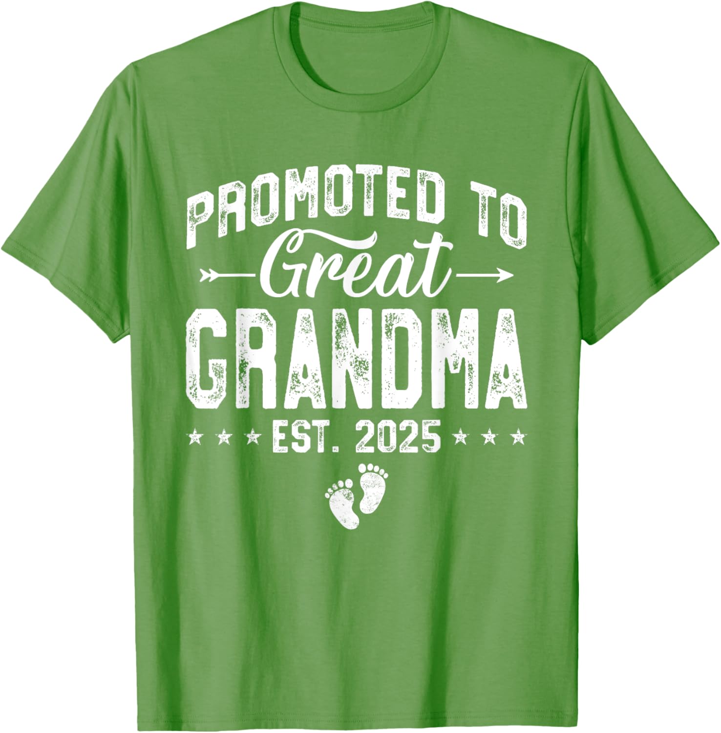 Promoted to Great Grandma 2025 Cute T-Shirt for New Grandparents - 22