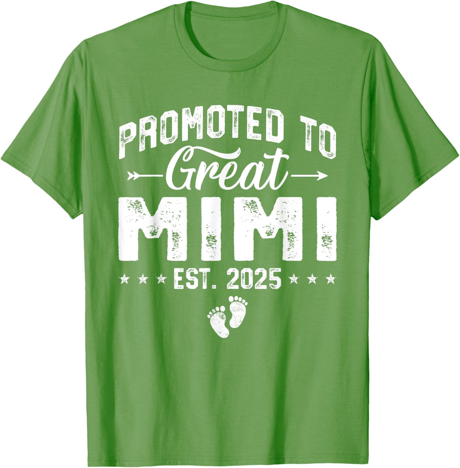 Promoted to Great Mimi 2025 New Grandma T-Shirt for Proud Grandparents - 23