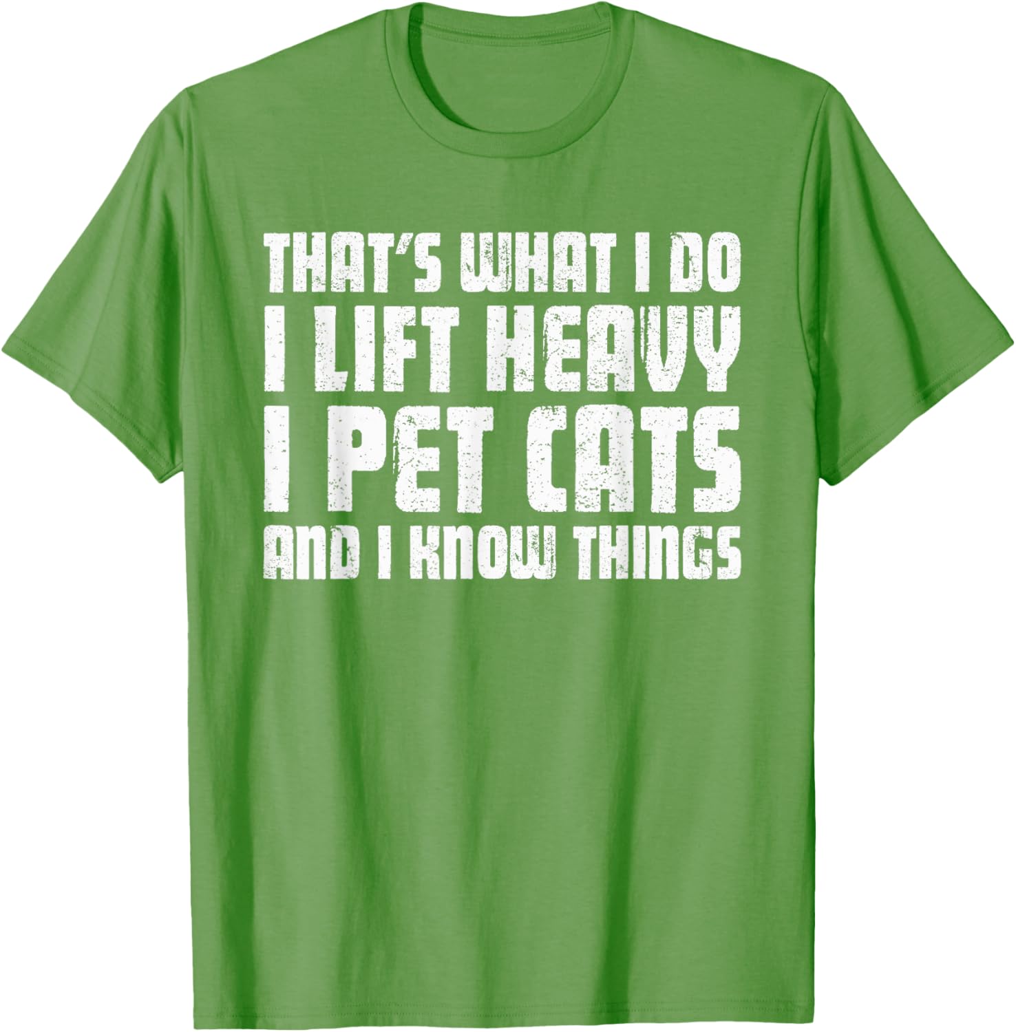 Funny I Lift Heavy I Pet Cats Unisex T-Shirt for Cat Lovers Black Small - 11