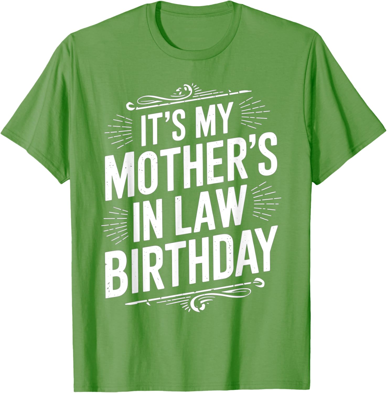 Vintage Distressed It's My Mother-in-Law's Birthday T-Shirt for Men and Kids - 13