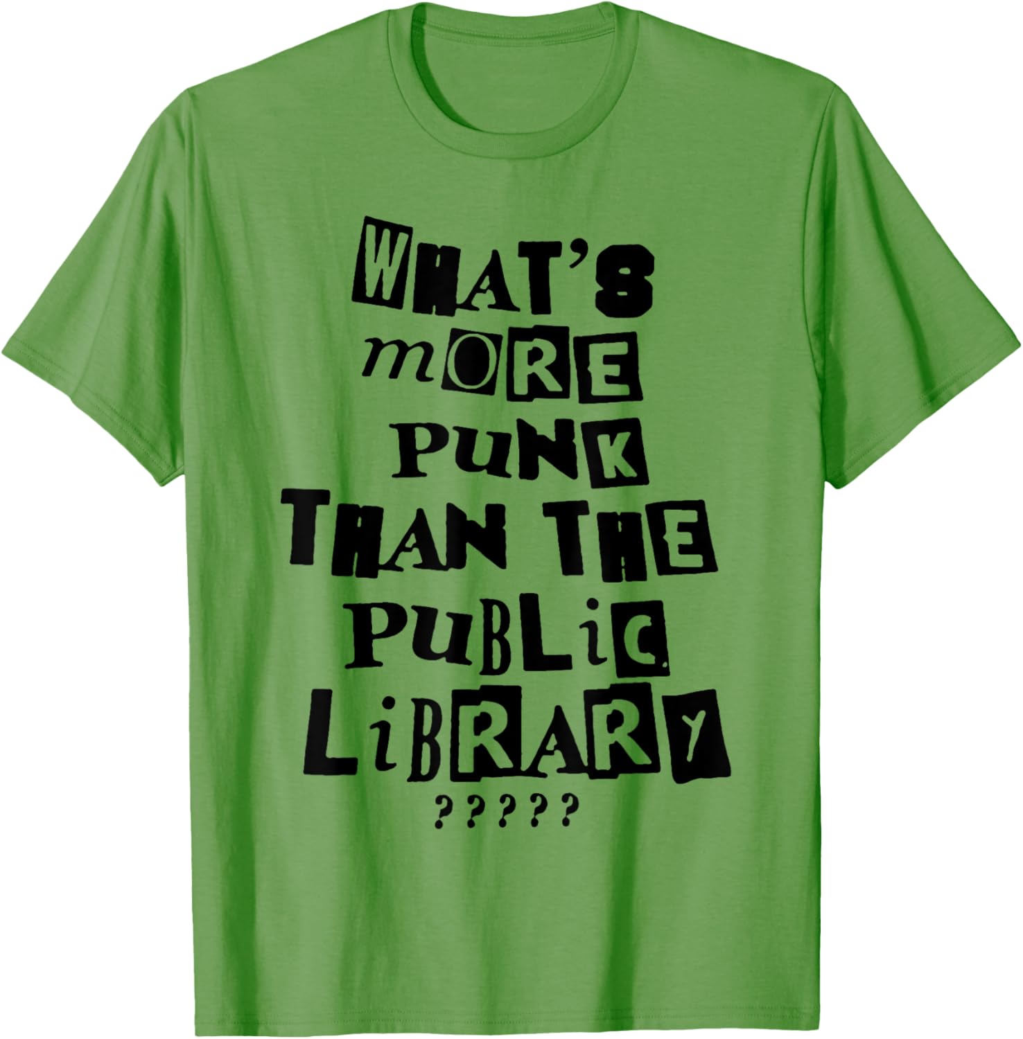 Punk Library Inspiration T-Shirt Stylish Casual Wear for Book Lovers - 1
