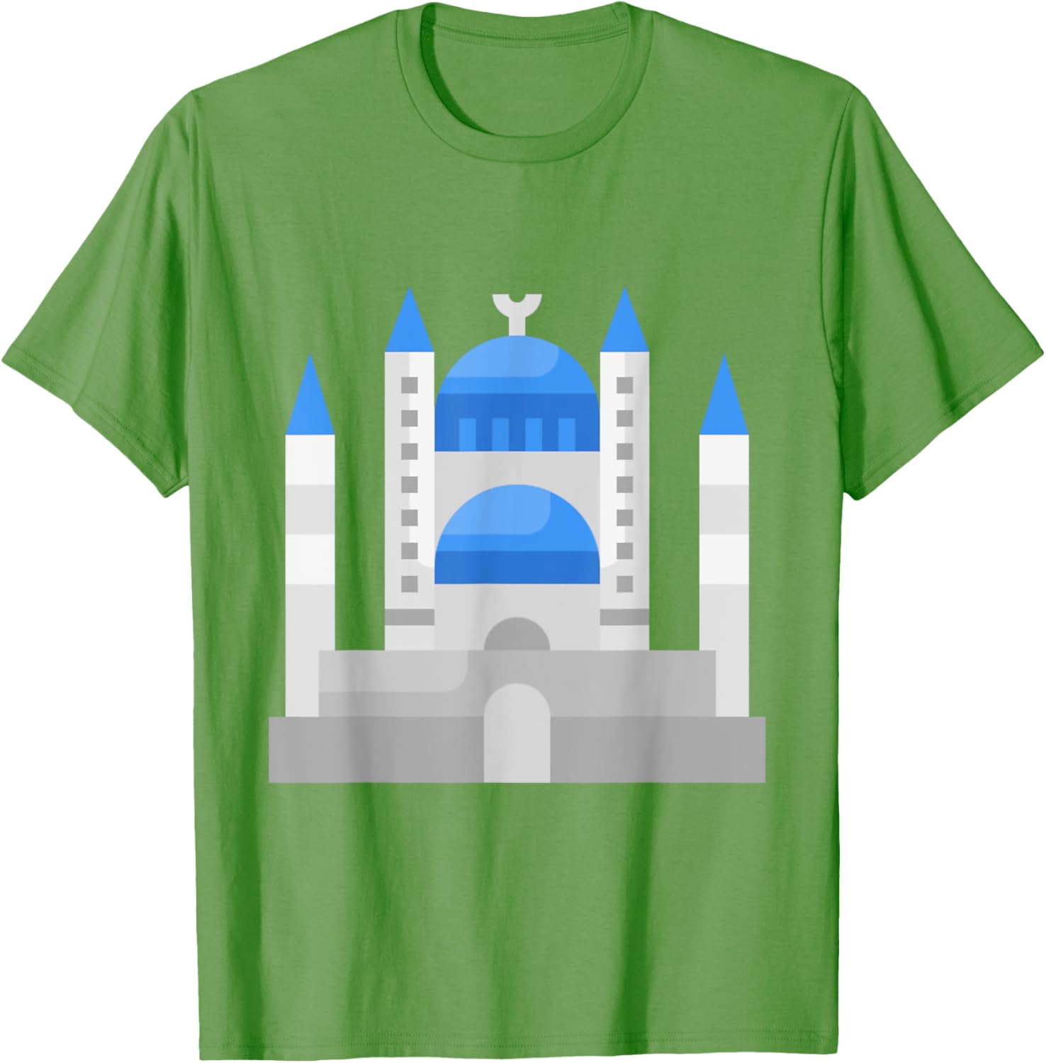 Istanbul Sultan Ahmet Blue Mosque Muslim T-Shirt for Men and Women - 13