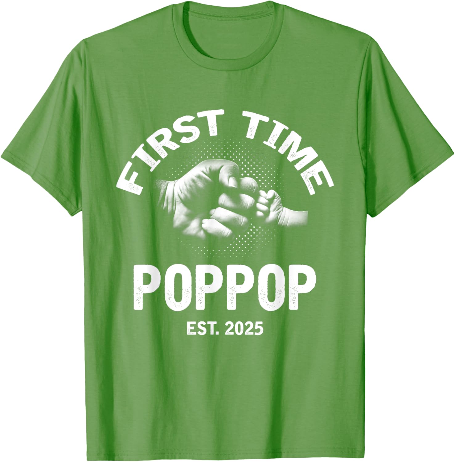 First Time Poppop Established 2025 Vintage Father's Day T-Shirt - 17