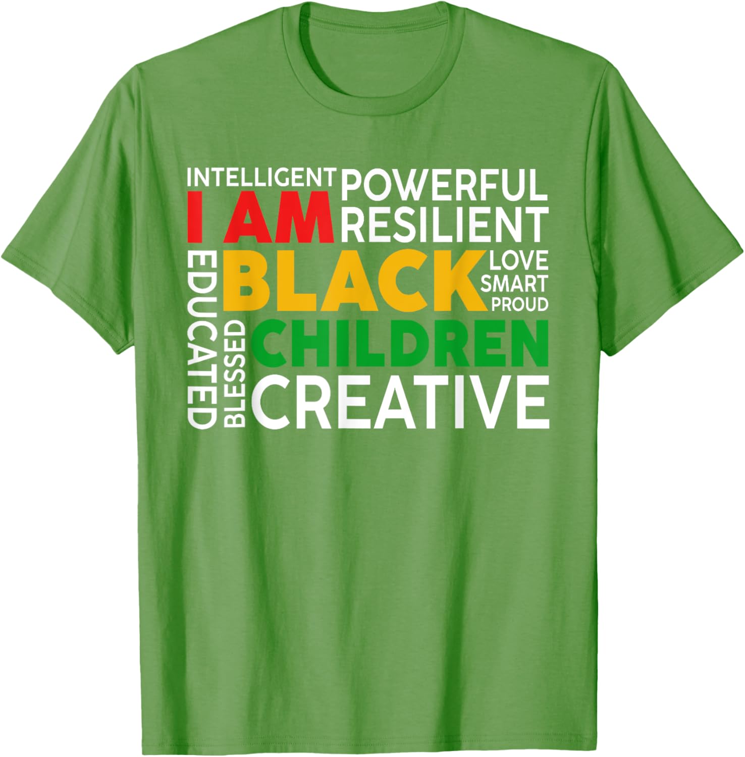 I Am Black Kids T-Shirt for Boys and Girls - Celebrate Black History Month - 7