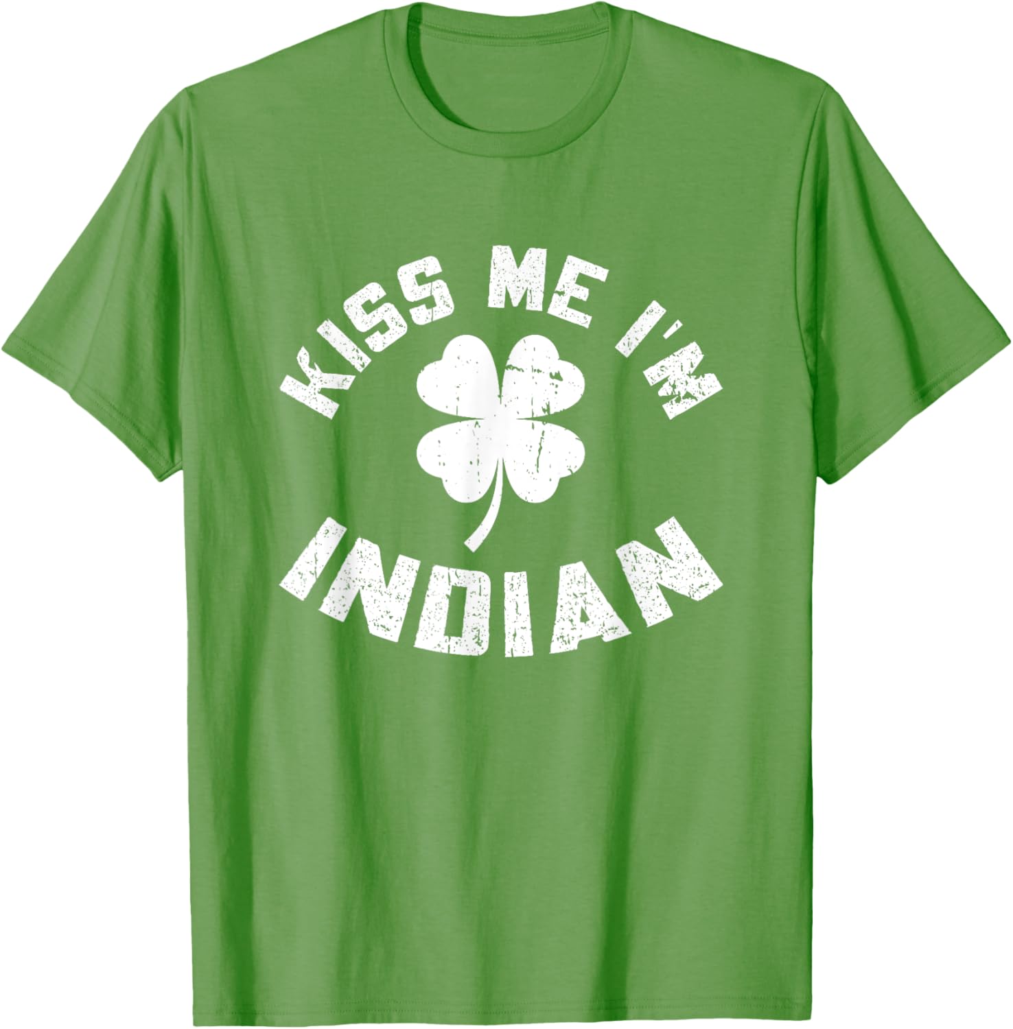 Kiss Me I'm Indian St. Patrick's Day T-Shirt for Irish Indian Pride - 2