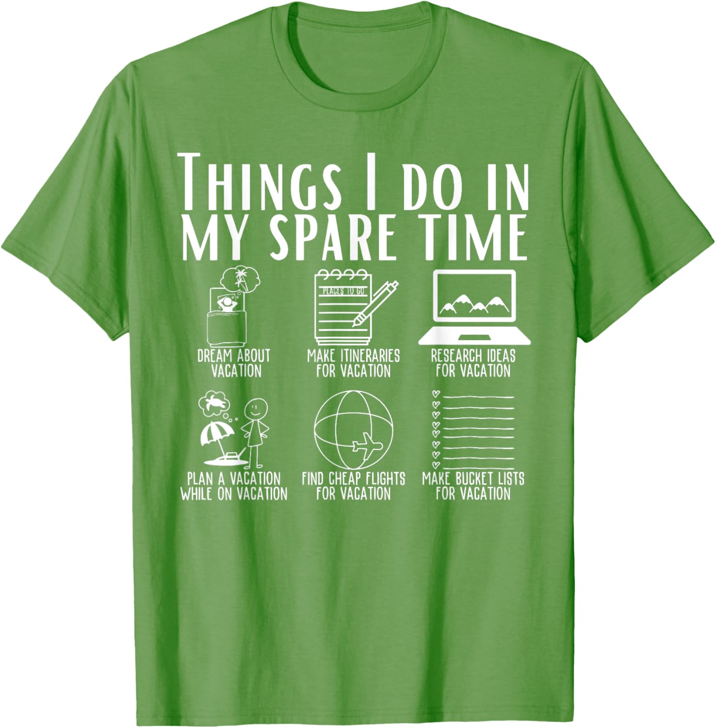 Funny Travel Adventure T-Shirt for Spare Time Explorers and Adventurers - 16